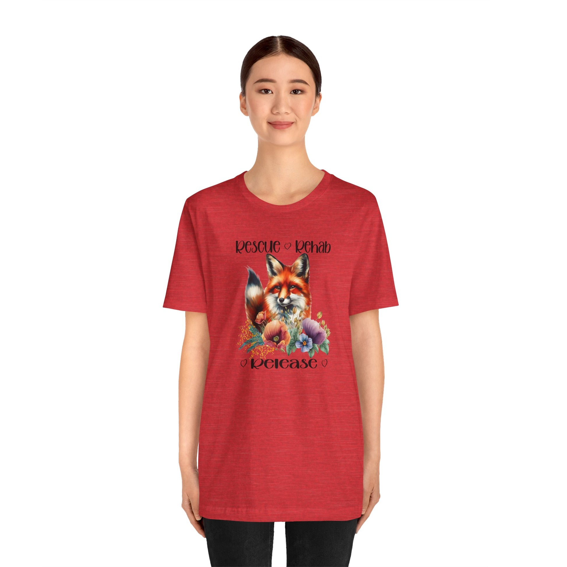 Rescue Rehab Release Fox Tee - Four More Paws