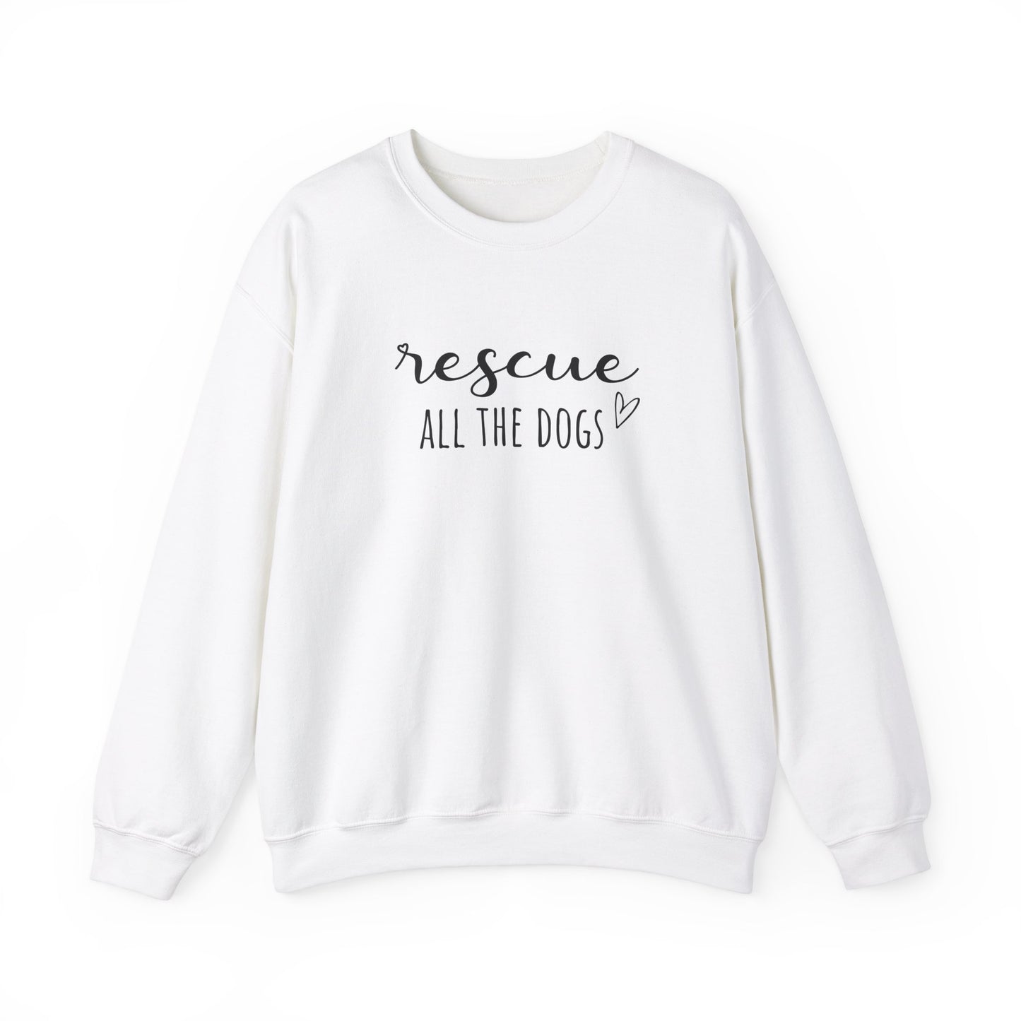 Rescue All the Dogs Unisex Heavy Blend™ Crewneck Sweatshirt