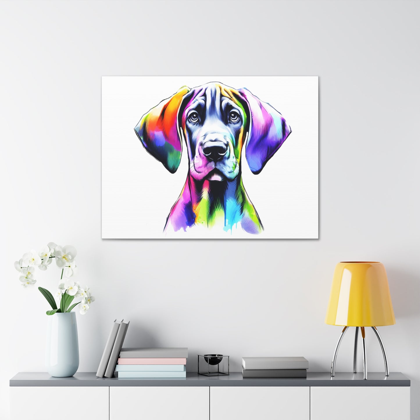 Great Dane Watercolor Home Decor