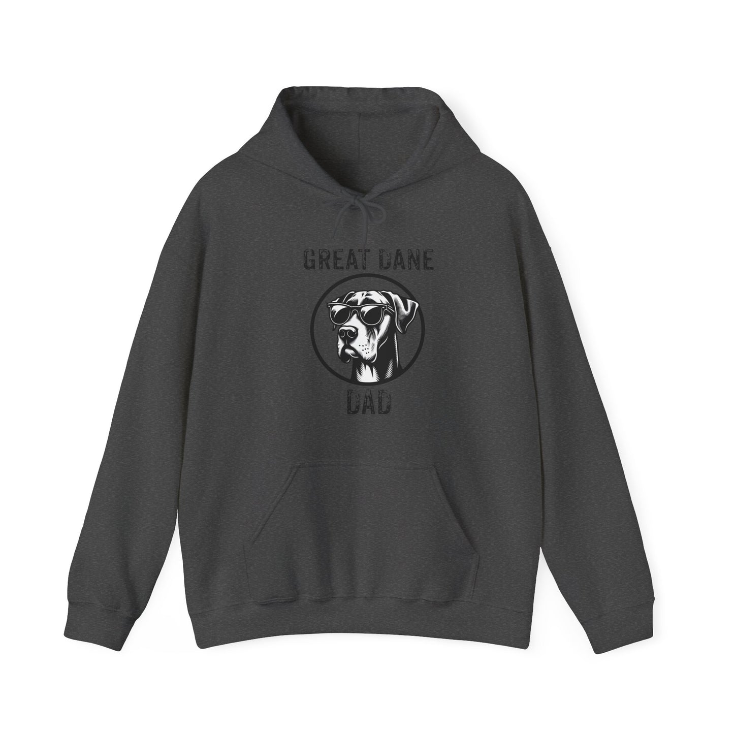 Great Dane Shirt Great Dane Gift Dog Dad Shirt Great Dane Dad Dog Lover Shirt Great Dane T Shirt Dog Lover Heavy Blend™ Hooded Sweatshirt