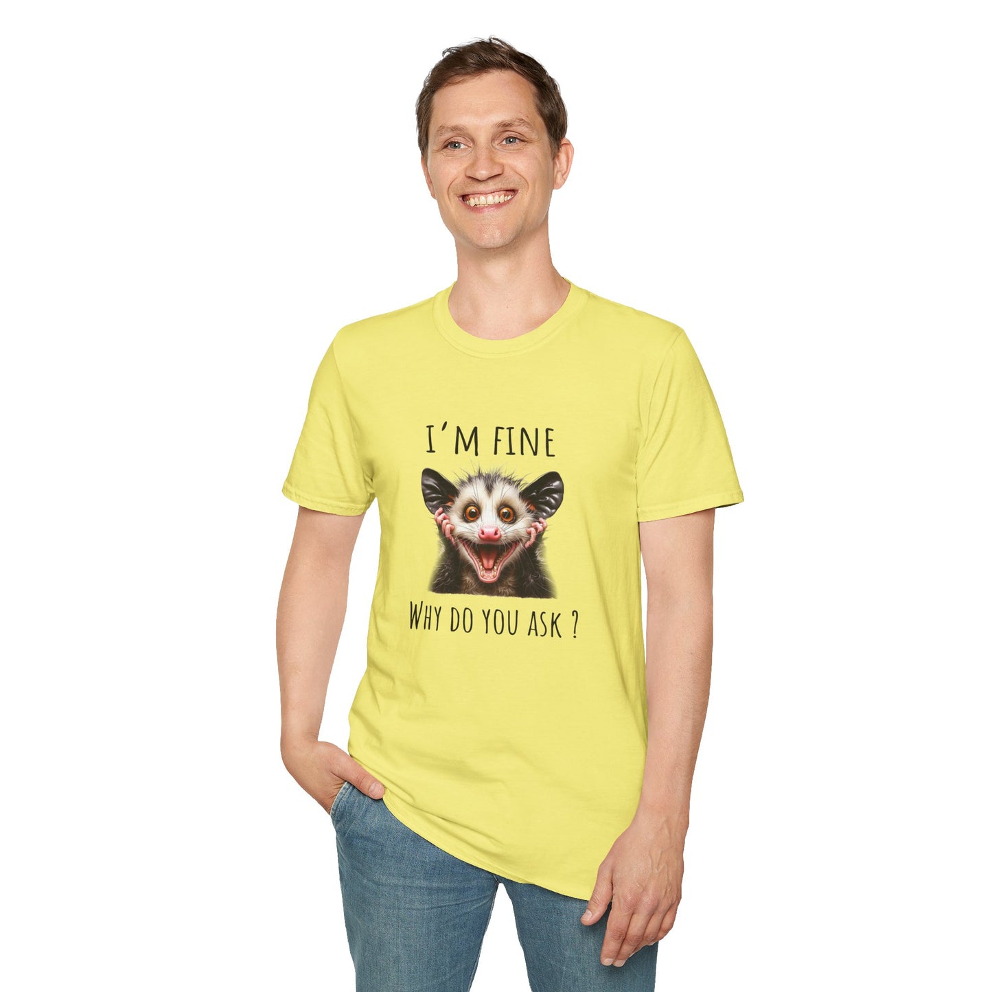 Funny Opossum Soft Style Tee