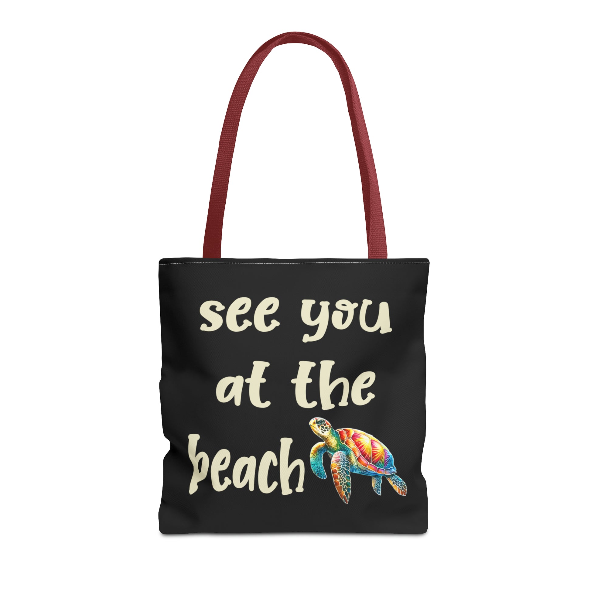 Sea Turtle Beach Bag Tote - Four More Paws