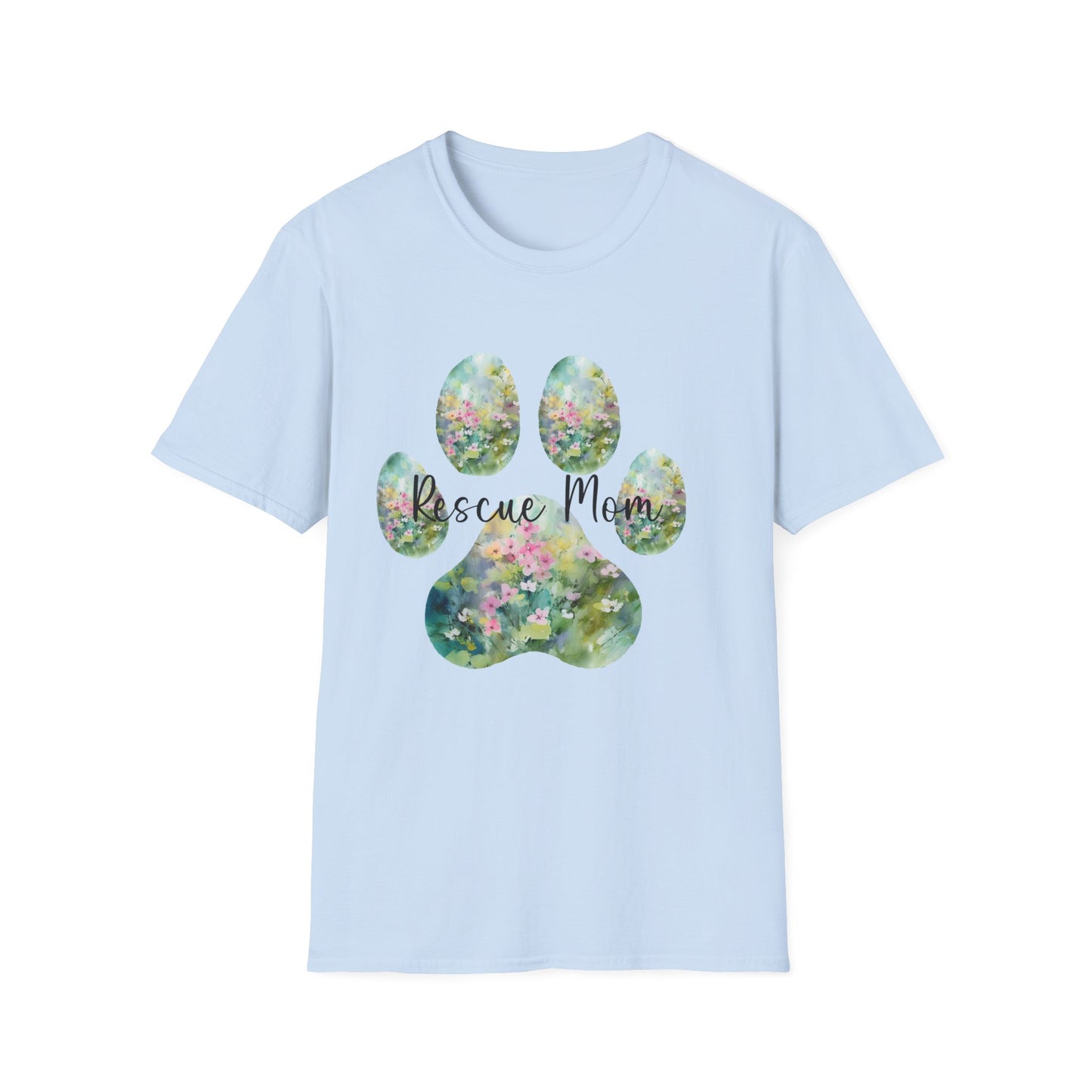 Rescue Mom Short Sleeve Unisex Softstyle T-Shirt