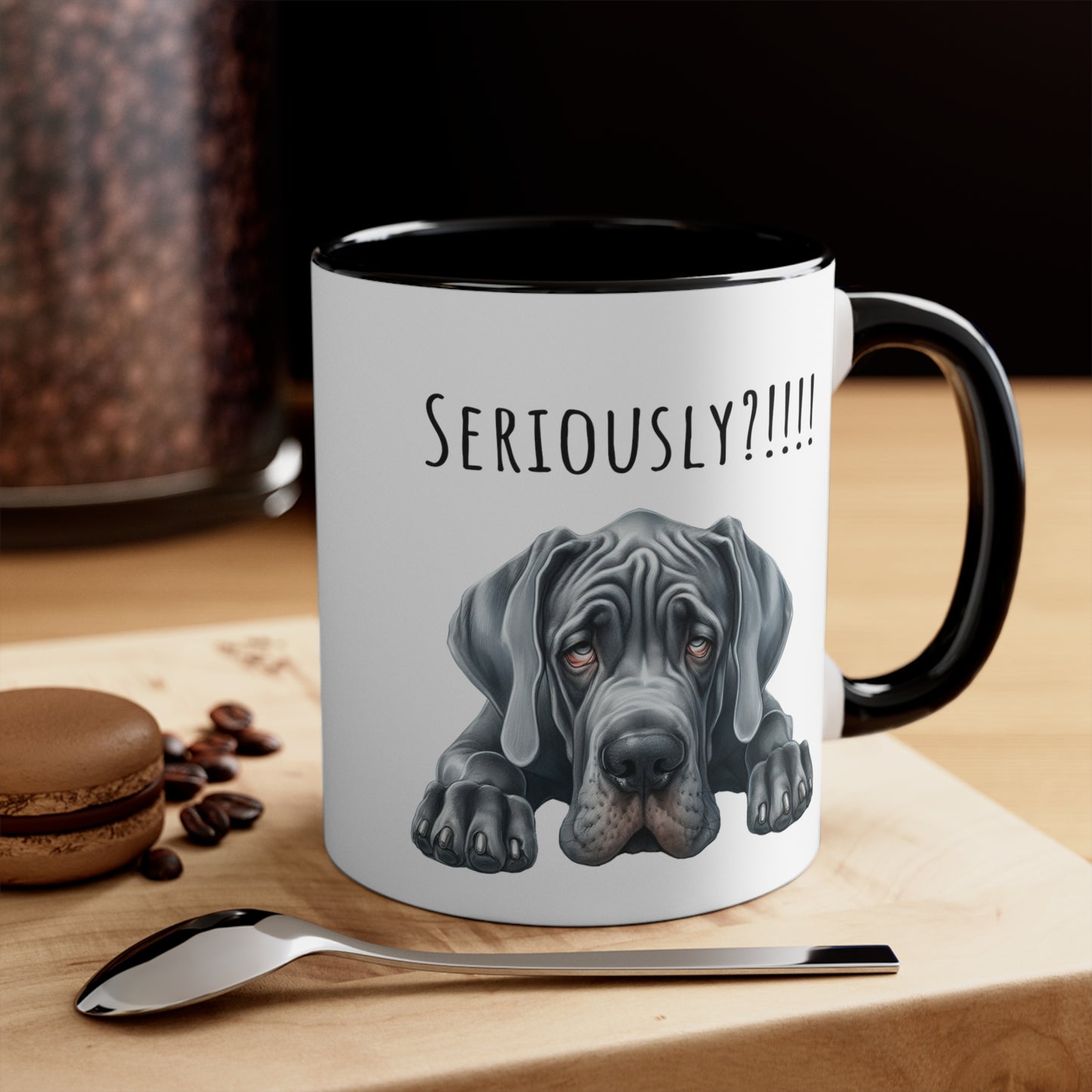 Seriously Funny Dog Morning Coffee Mug