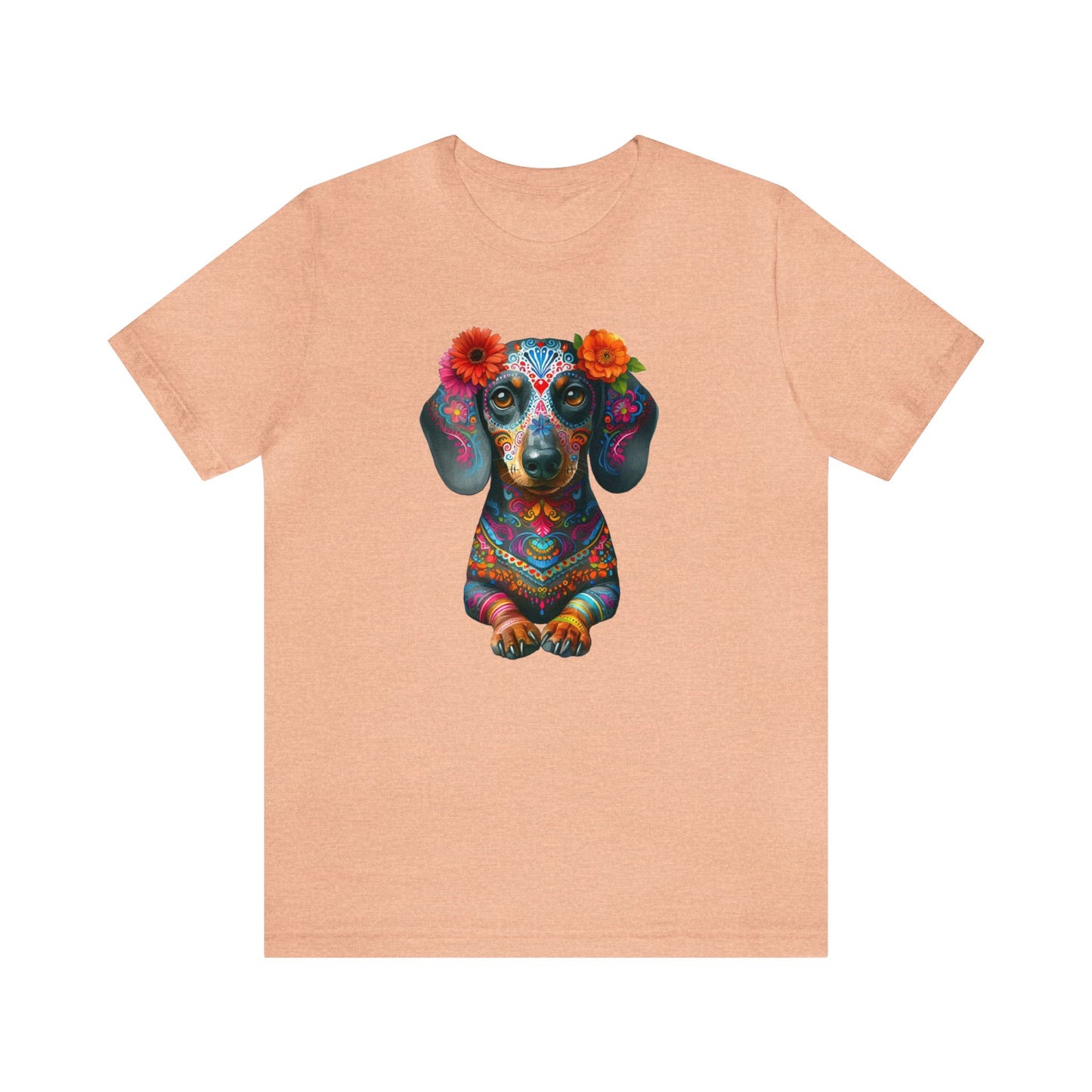 Dia de los Muertos Dachshund Shirt, Dog Day of the Dead Shirt, Dachshund Sugar Skull tee,  Doxie Mom, Gifts for Dachshund Lovers