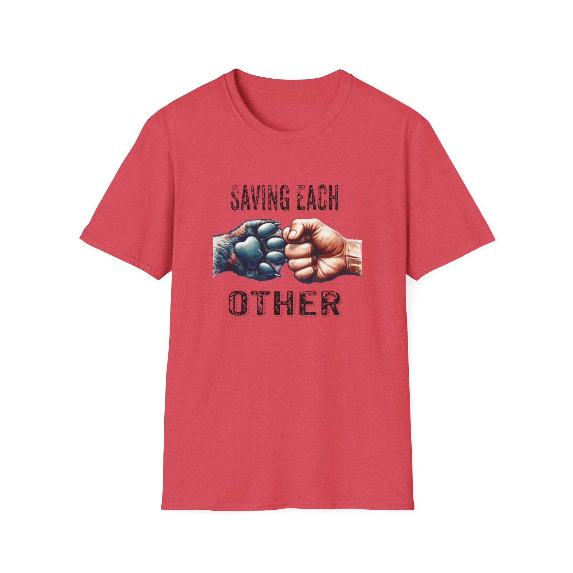 Saving Each Other Dog Rescue Tee - Four More Paws