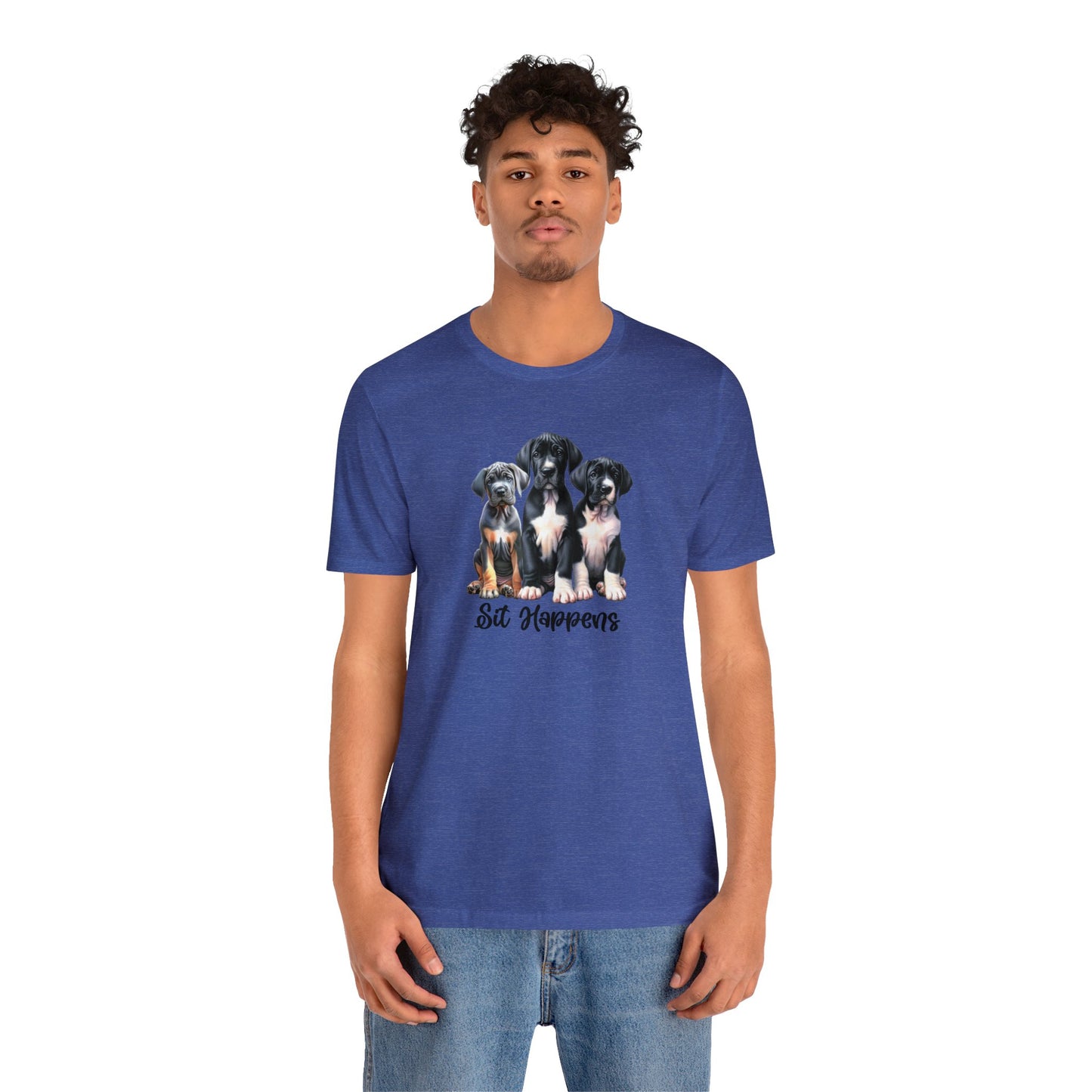 Sit Happens Funny Dog Tee