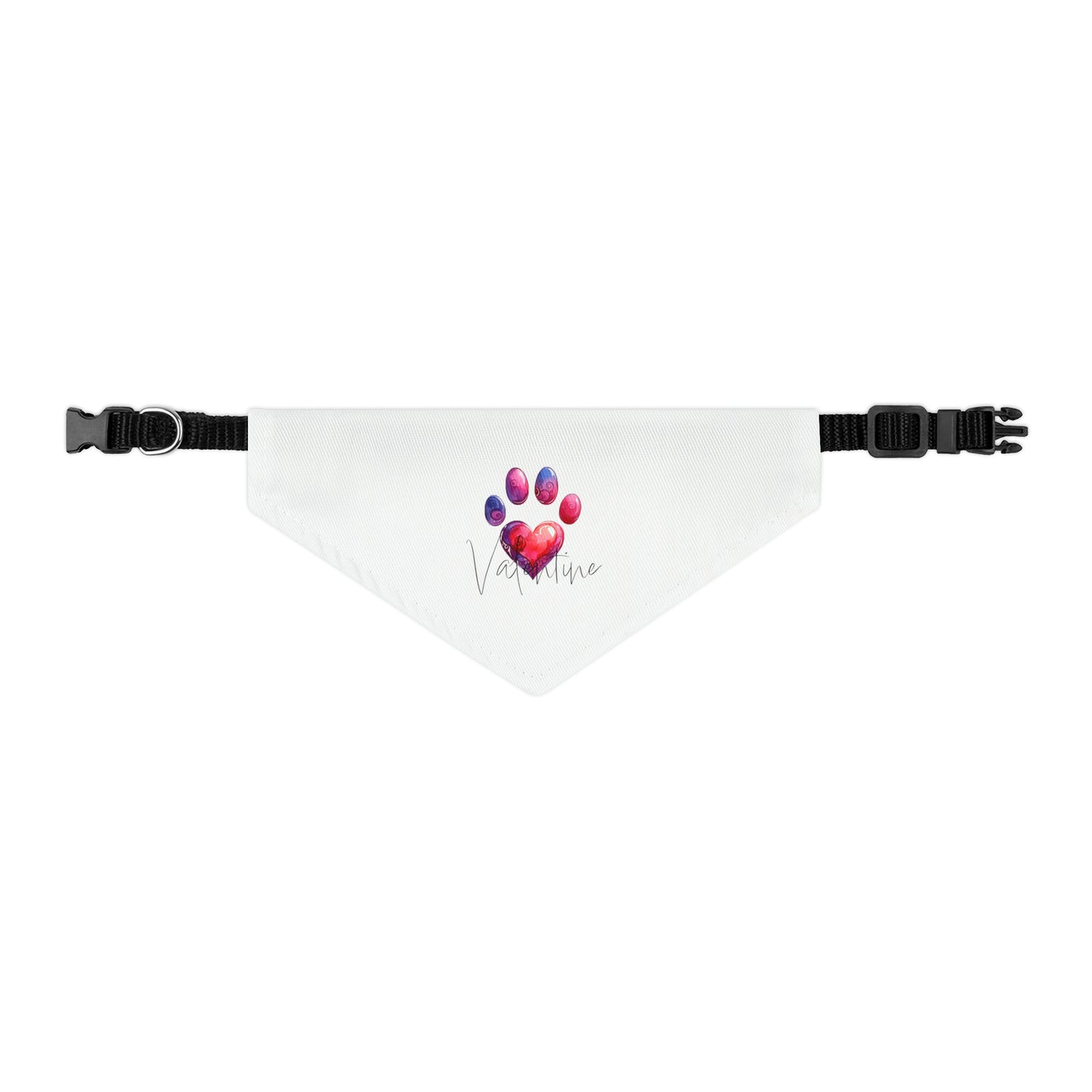 Valentine's Dog Bandana - Heart Dog Bandana - Tie On Bandana - "Cupid"