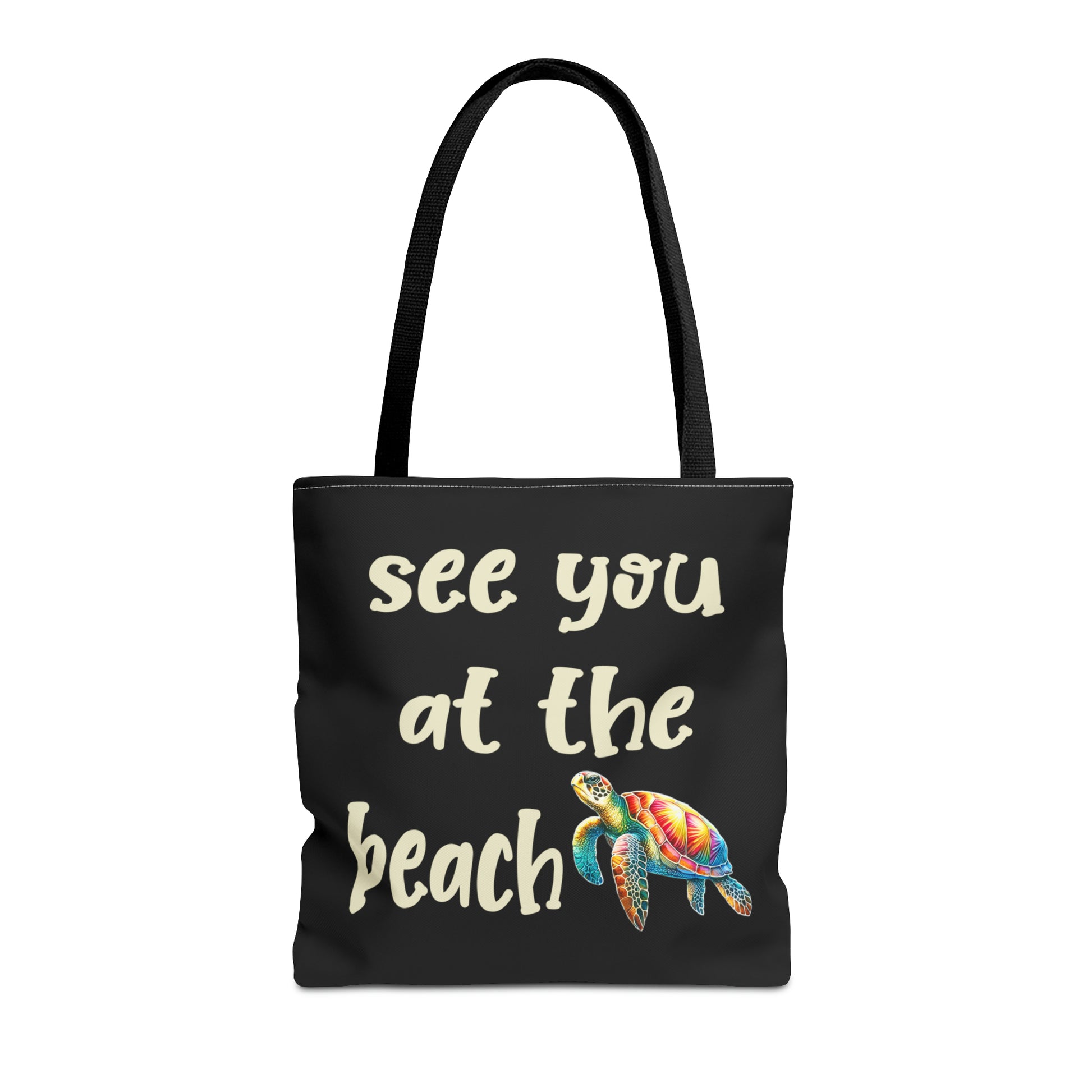 Sea Turtle Beach Bag Tote - Four More Paws