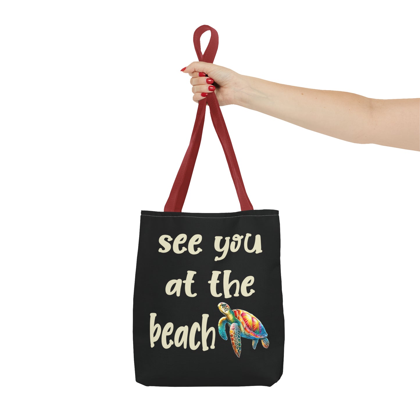 Sea Turtle Beach Bag Tote - Four More Paws