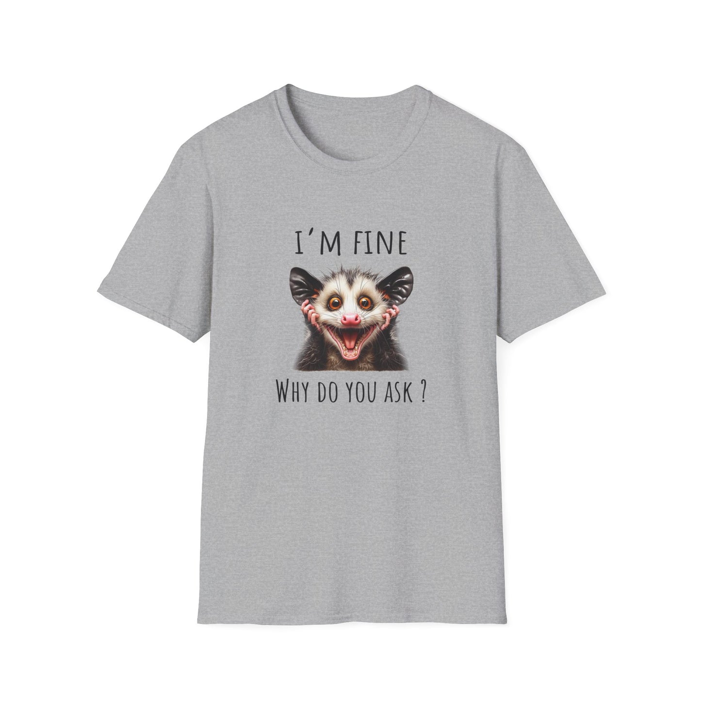 Funny Opossum Soft Style Tee