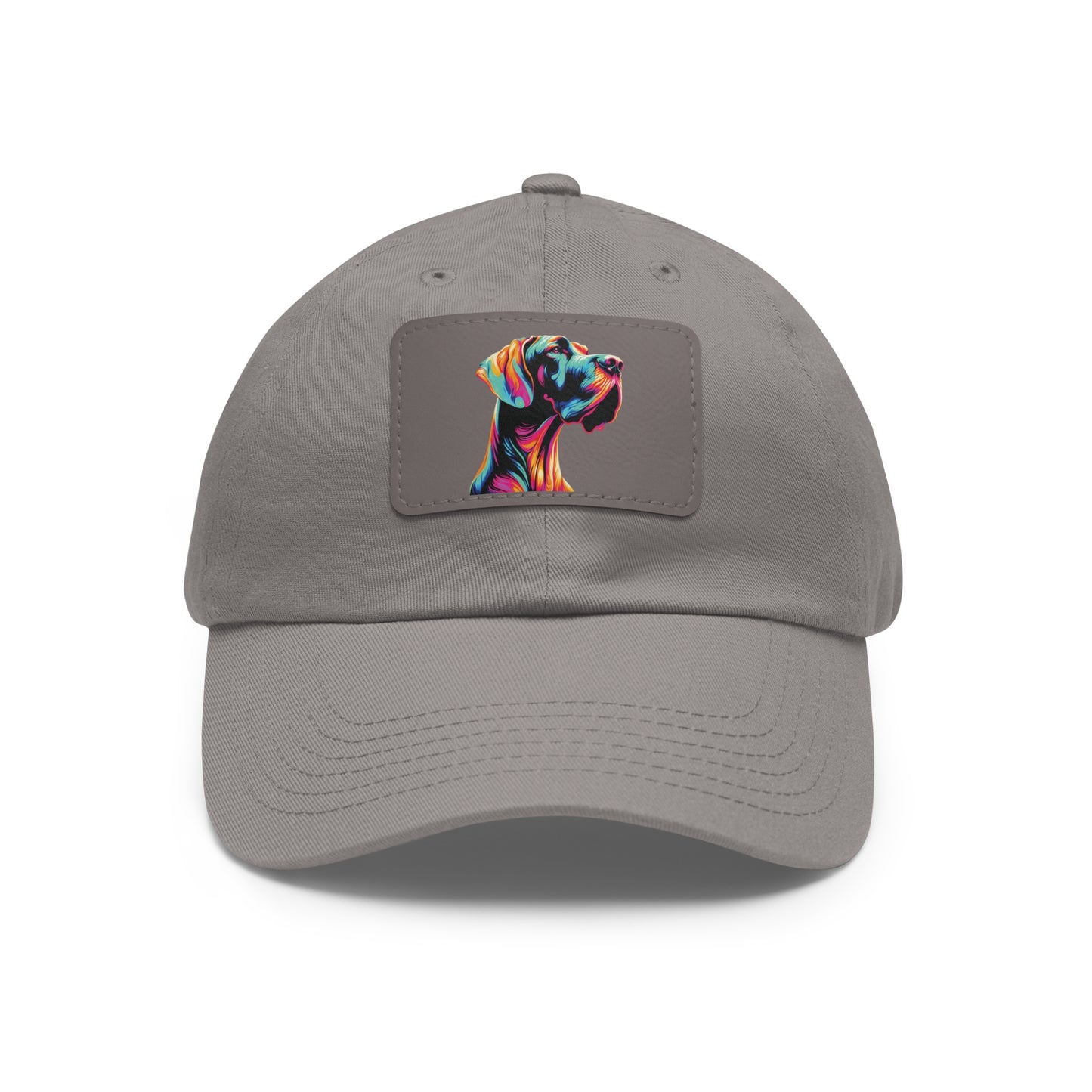 Bright Neon Great Dane Summer Ball Cap