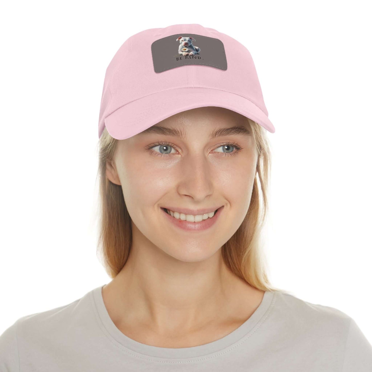 Be Kind White Pit Bull Summer Ball Cap