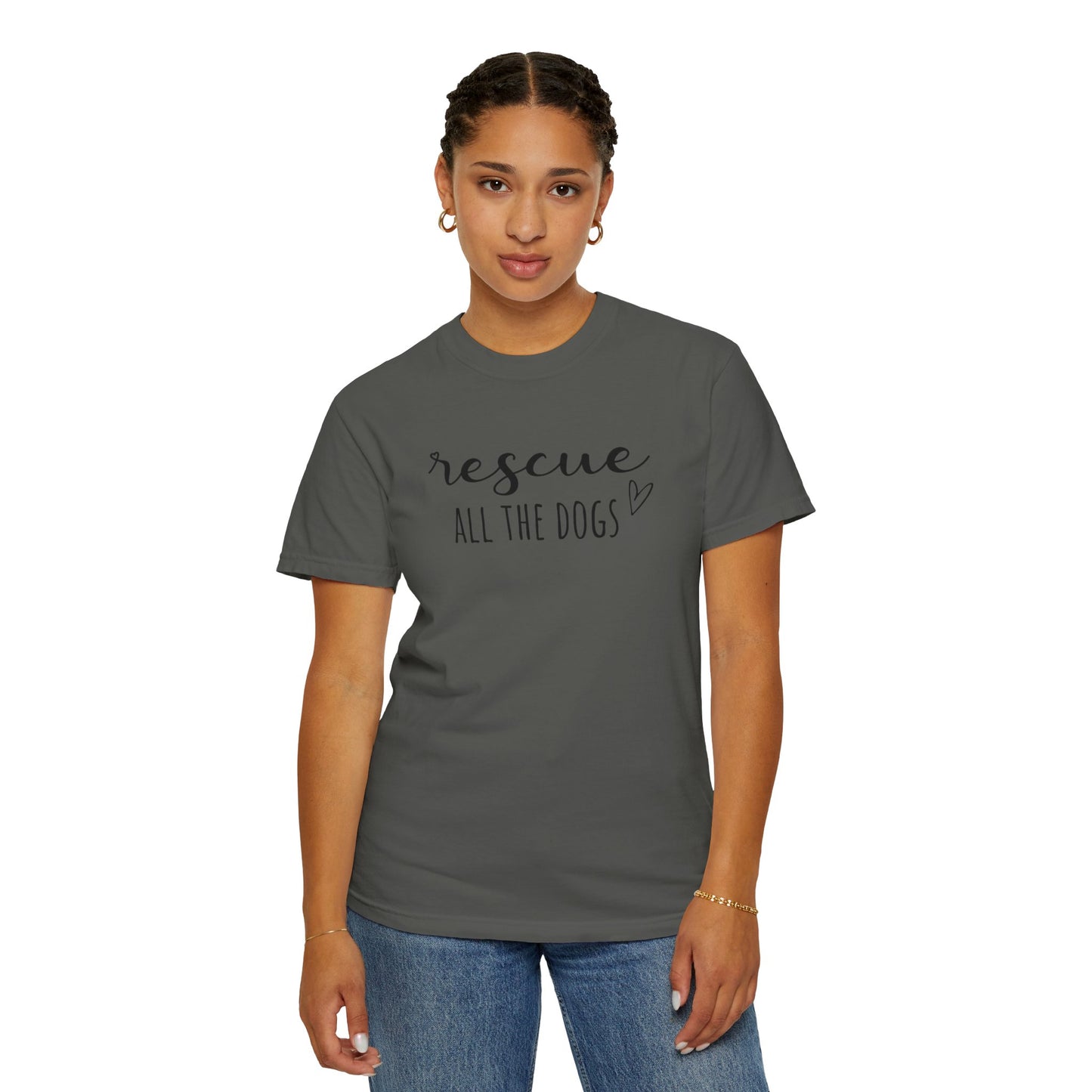 Rescue All the Dogs Unisex Garment-Dyed T-shirt