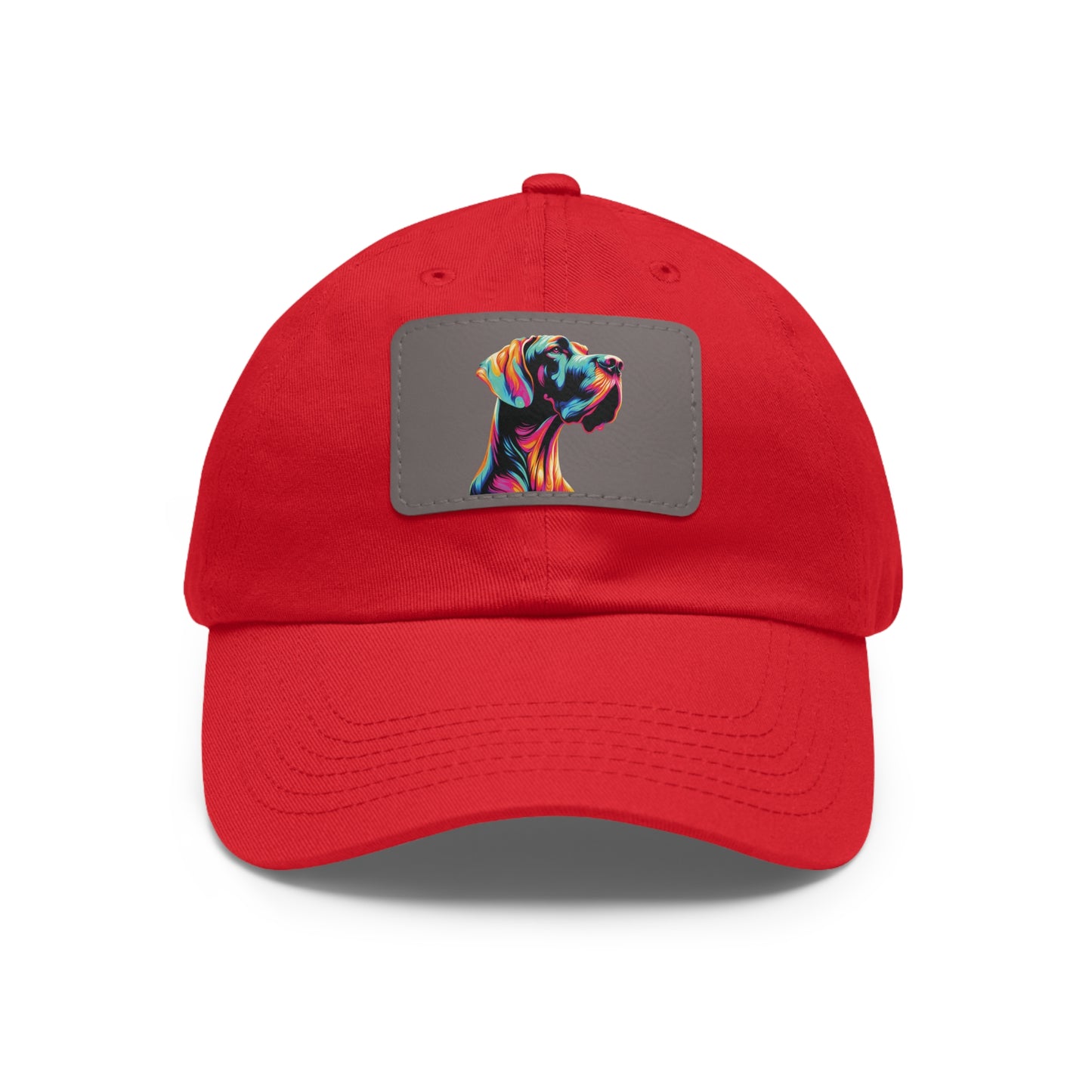 Bright Neon Great Dane Summer Ball Cap