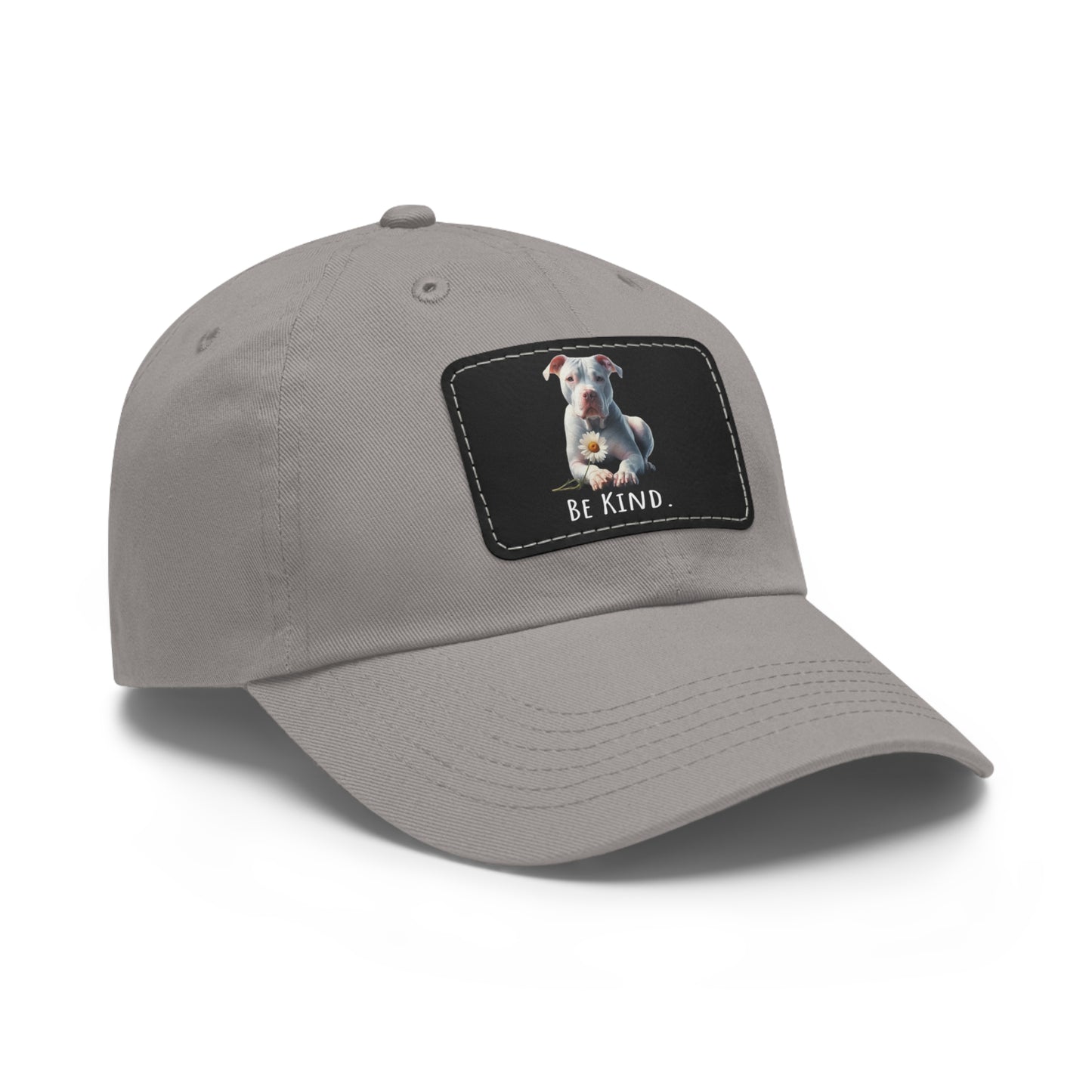 Be Kind White Pit Bull Summer Ball Cap