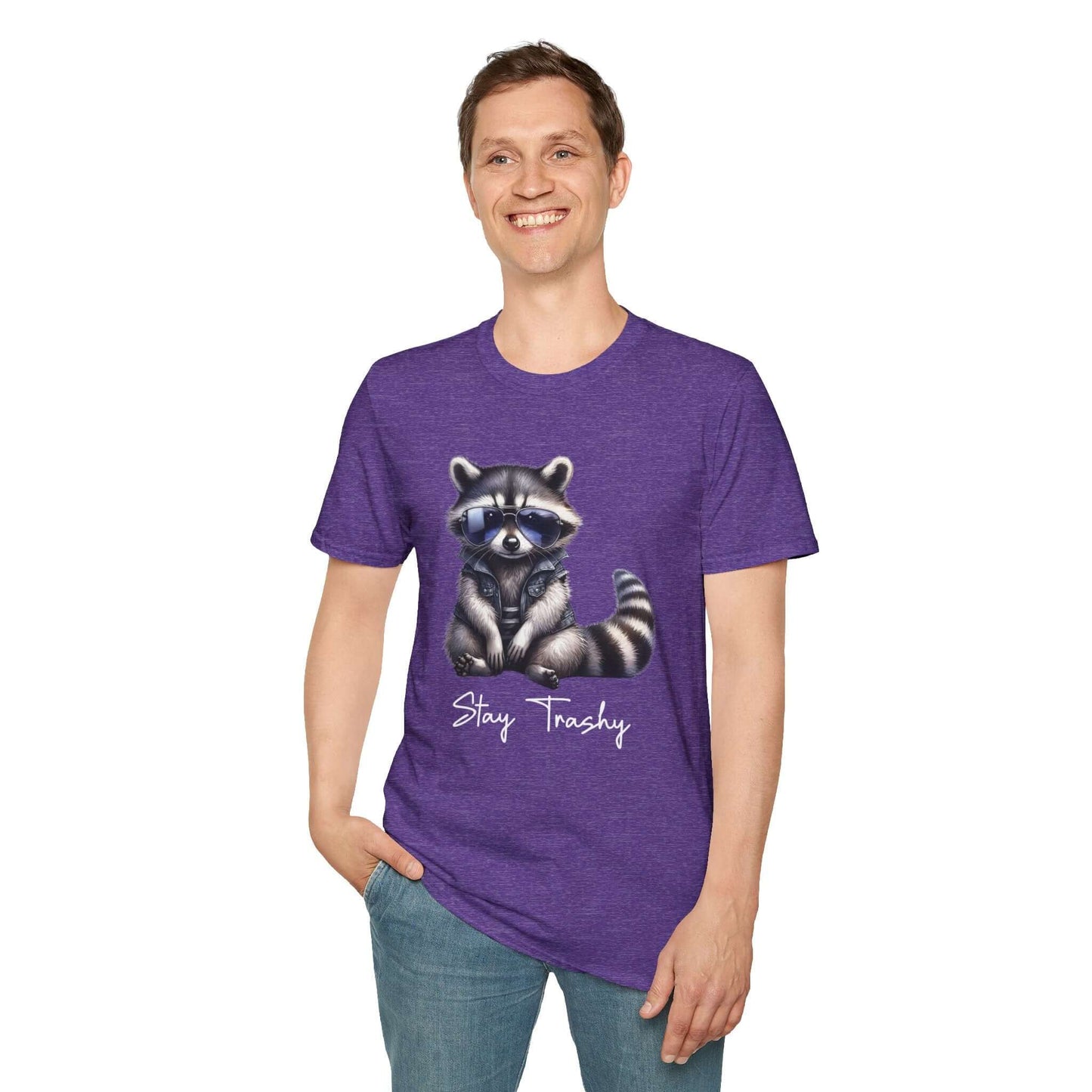 Stay Trashy Funny Racoon Tee