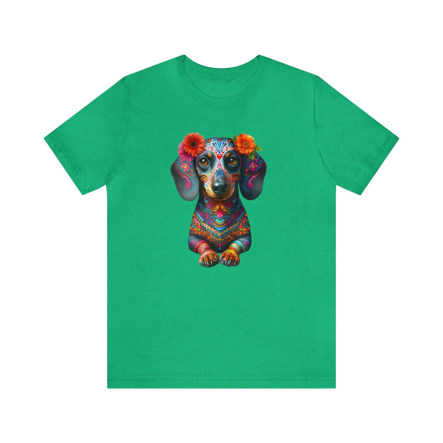 Dia de los Muertos Dachshund Shirt, Dog Day of the Dead Shirt, Dachshund Sugar Skull tee,  Doxie Mom, Gifts for Dachshund Lovers