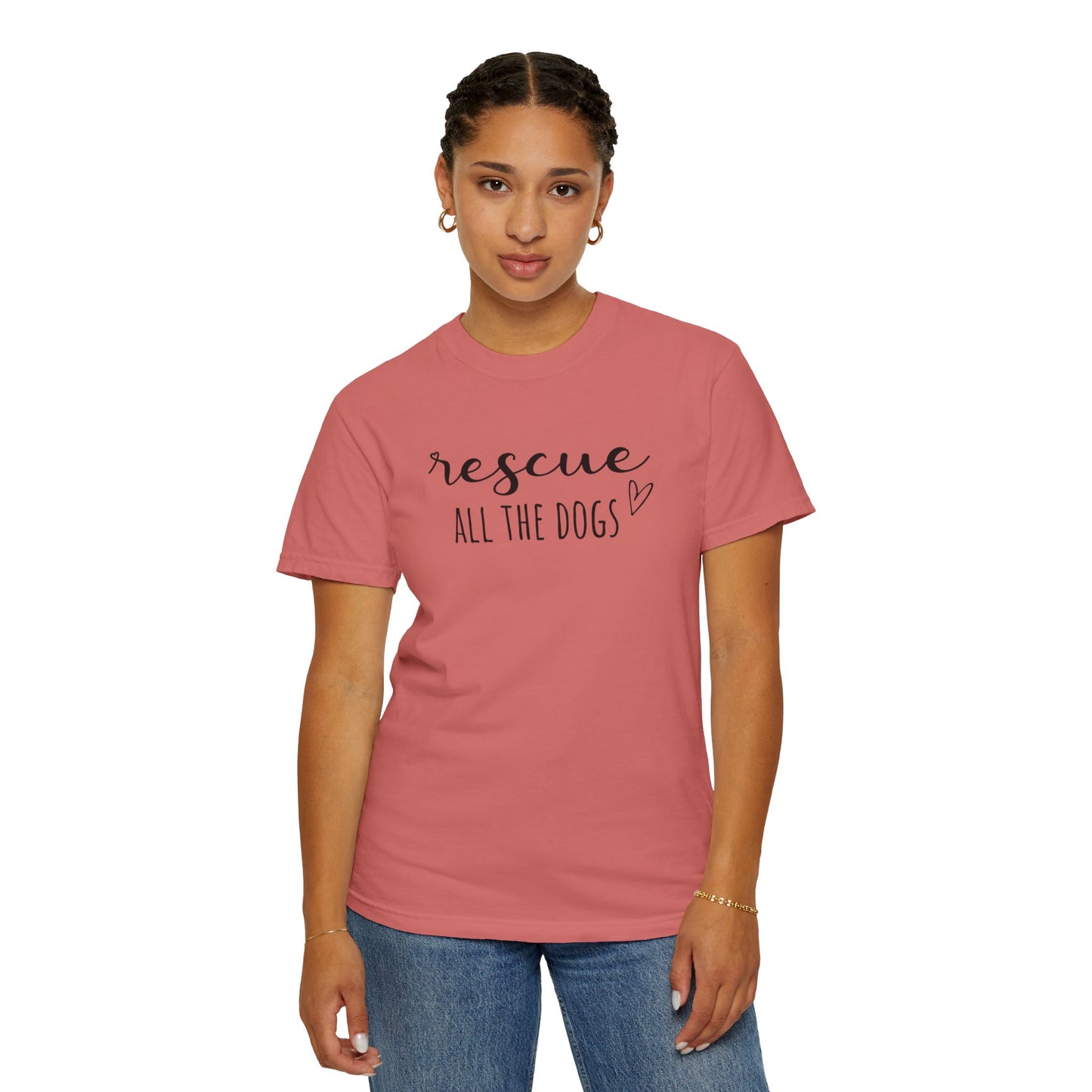 Rescue All the Dogs Unisex Garment-Dyed T-shirt