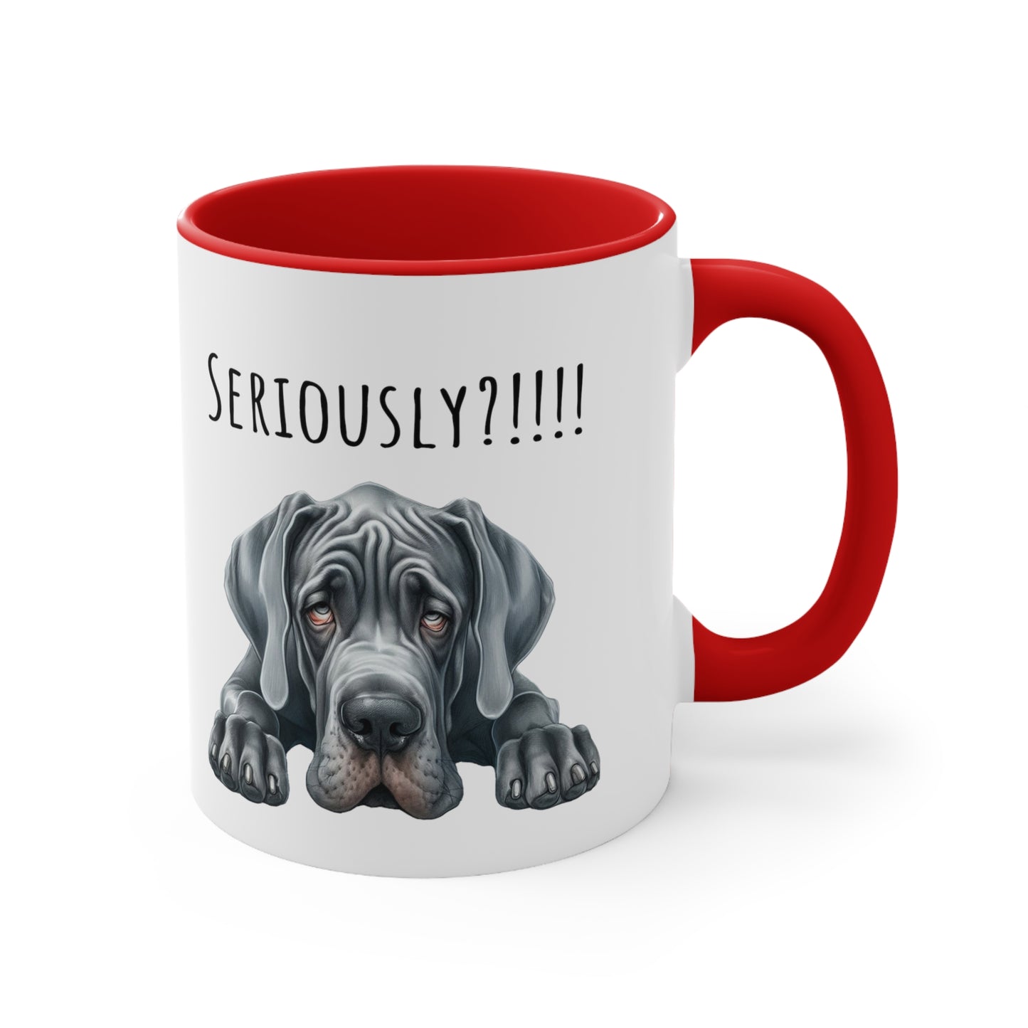 Seriously Funny Dog Morning Coffee Mug