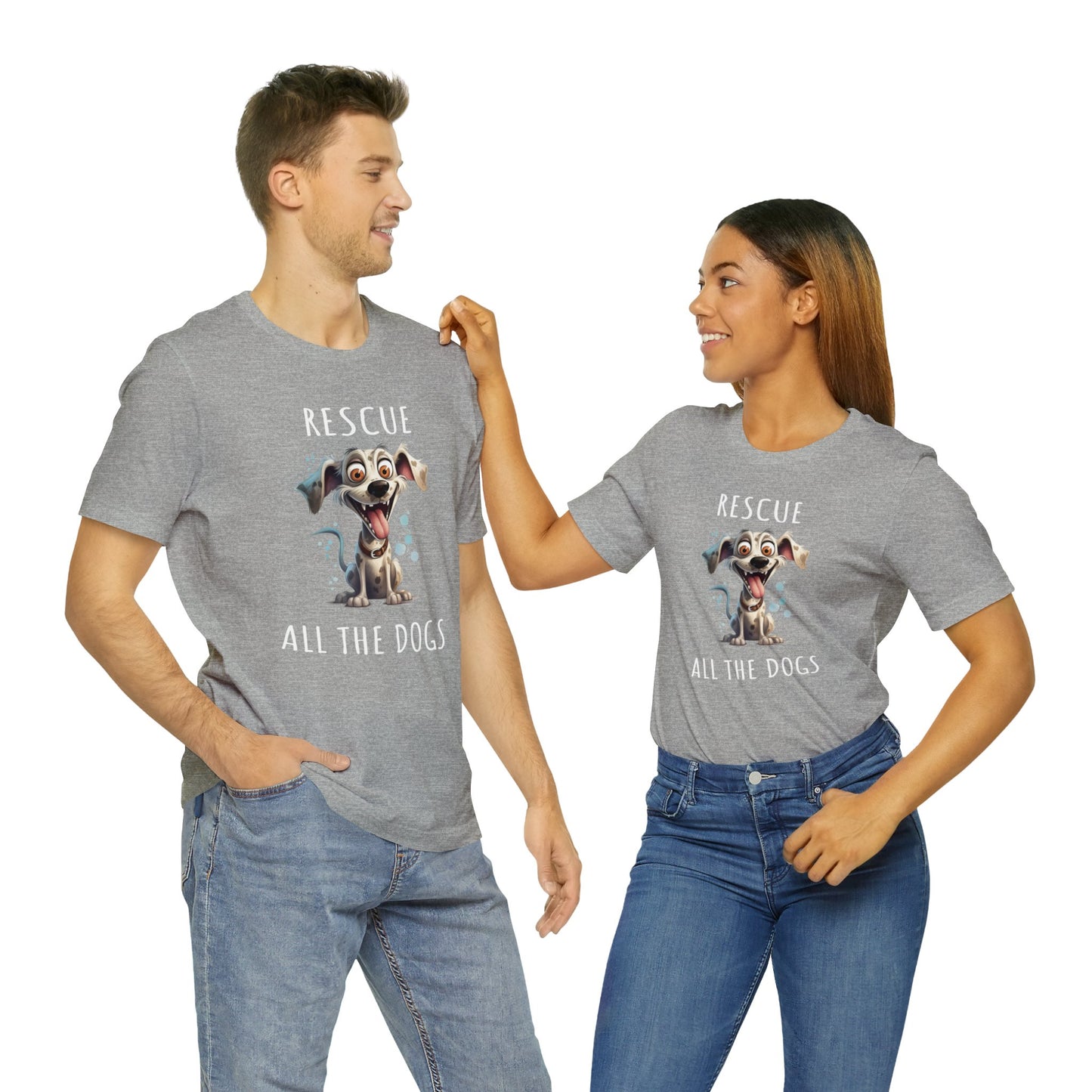 Rescue All The Dogs Tee - Four More Paws