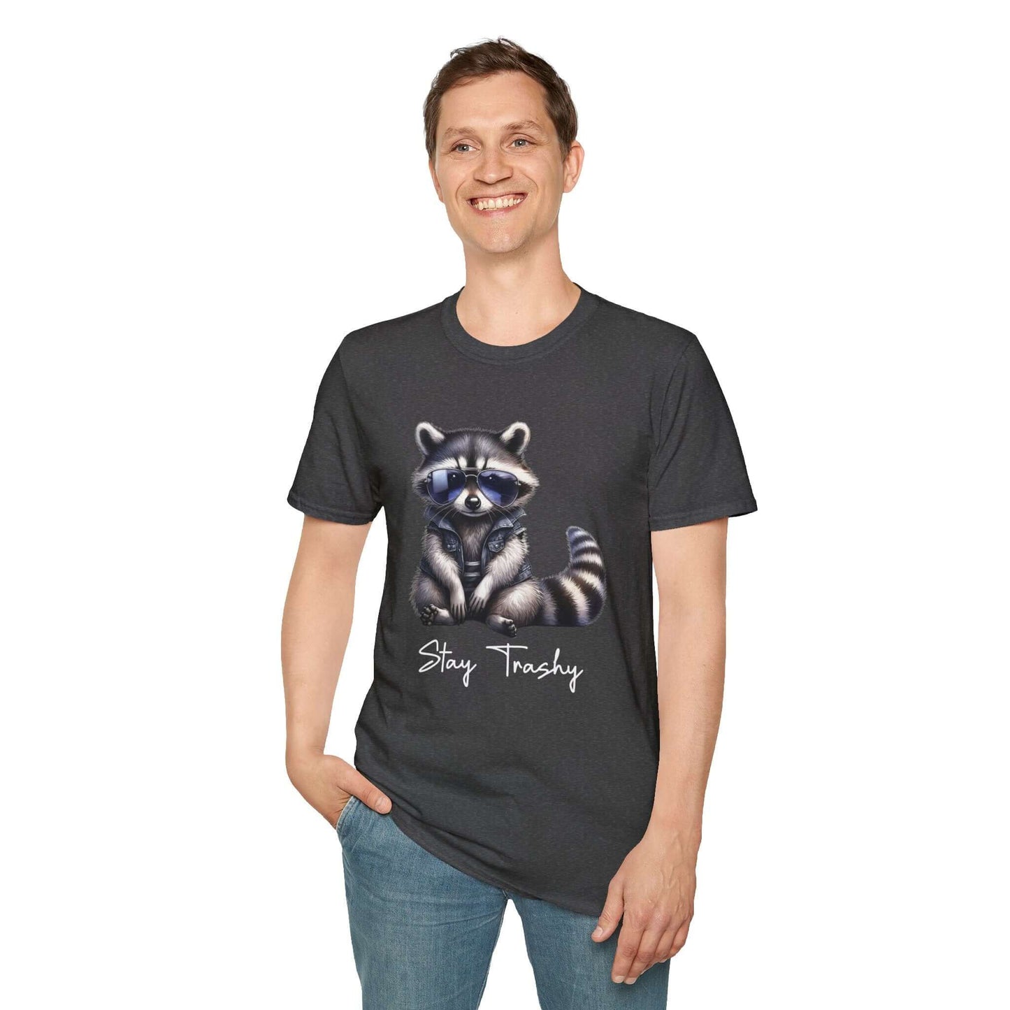 Stay Trashy Funny Racoon Tee