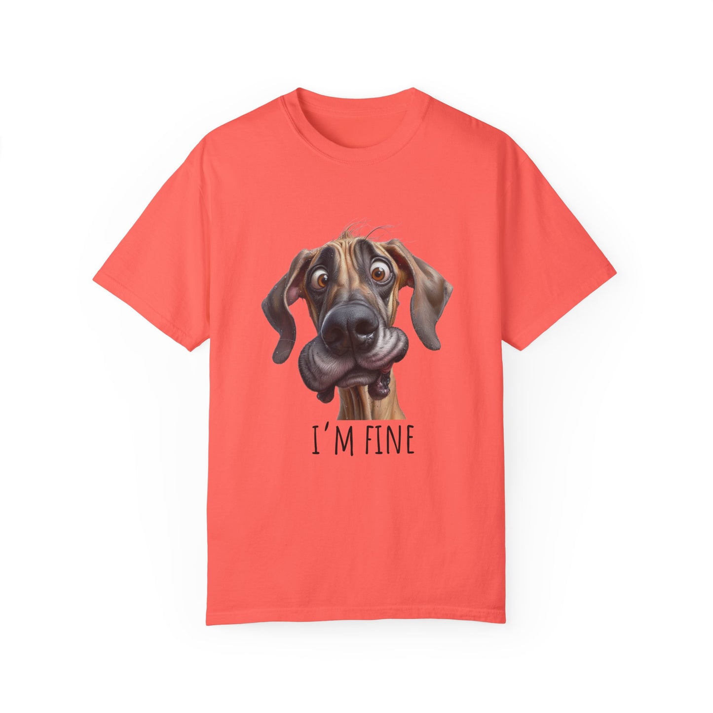 I'm Fine, Great Dane Dog T-Shirt, Funny Gift, Great Dane Owner, Gift for Dog Owners, T-Shirt unisex Clothing Apparel, Funny T-Shirt