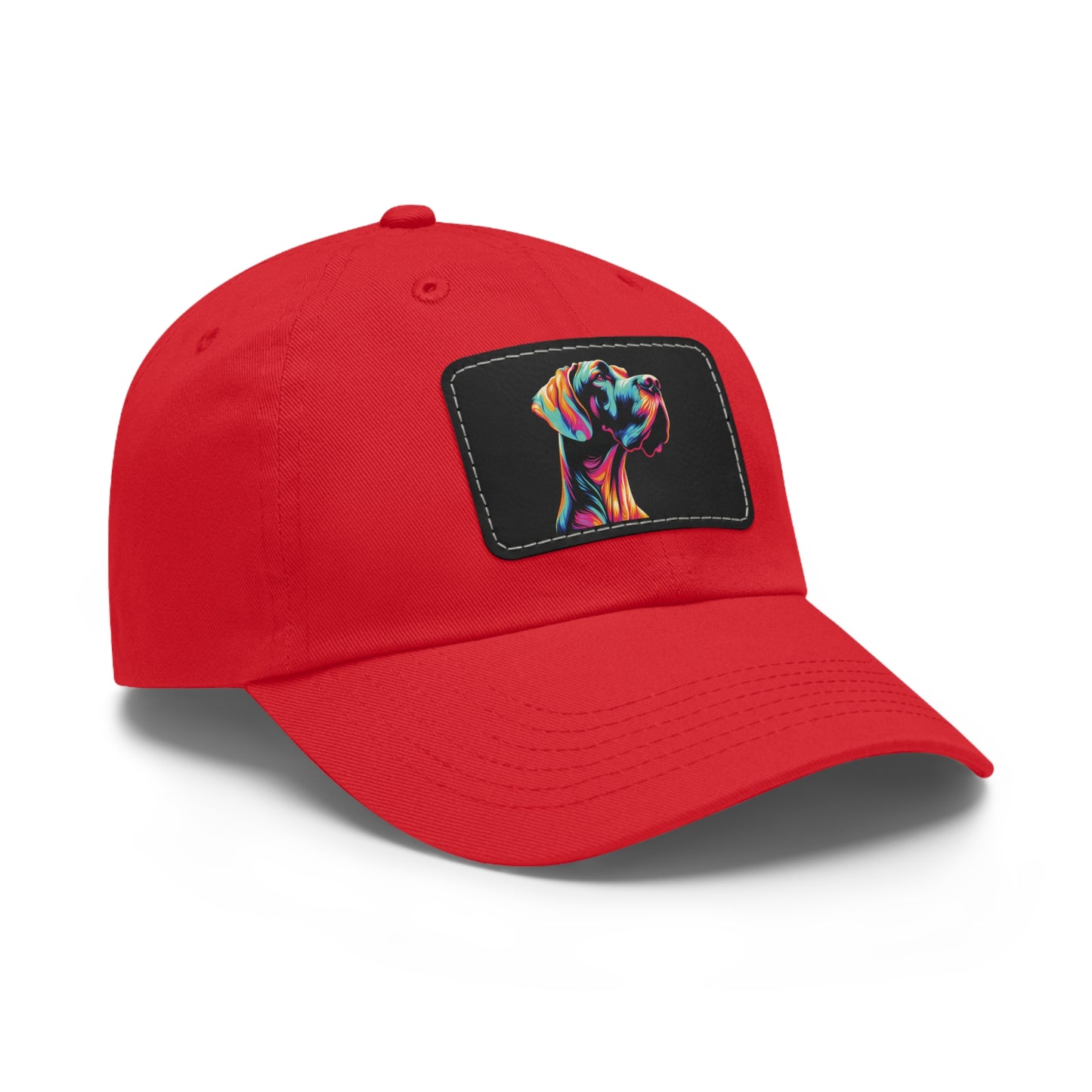 Bright Neon Great Dane Summer Ball Cap