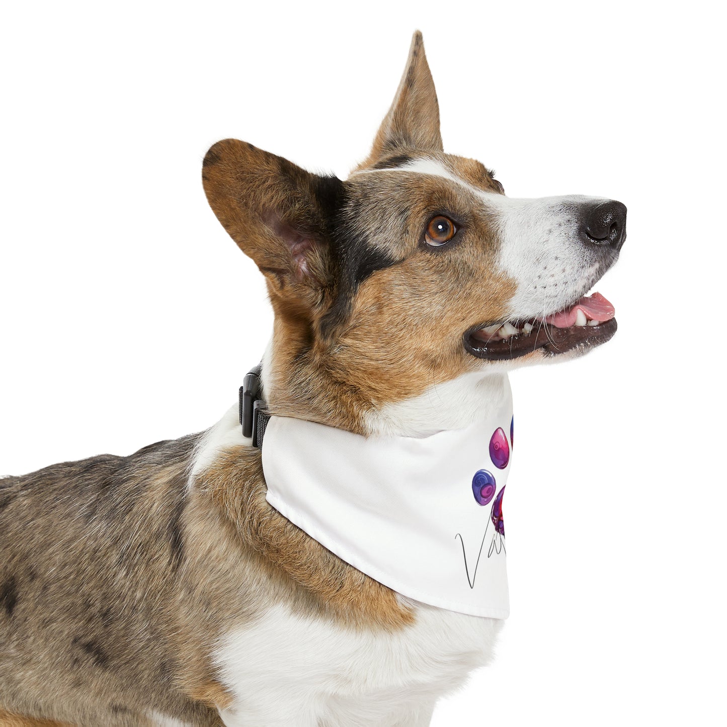 Valentine's Dog Bandana - Heart Dog Bandana - Tie On Bandana - "Cupid"