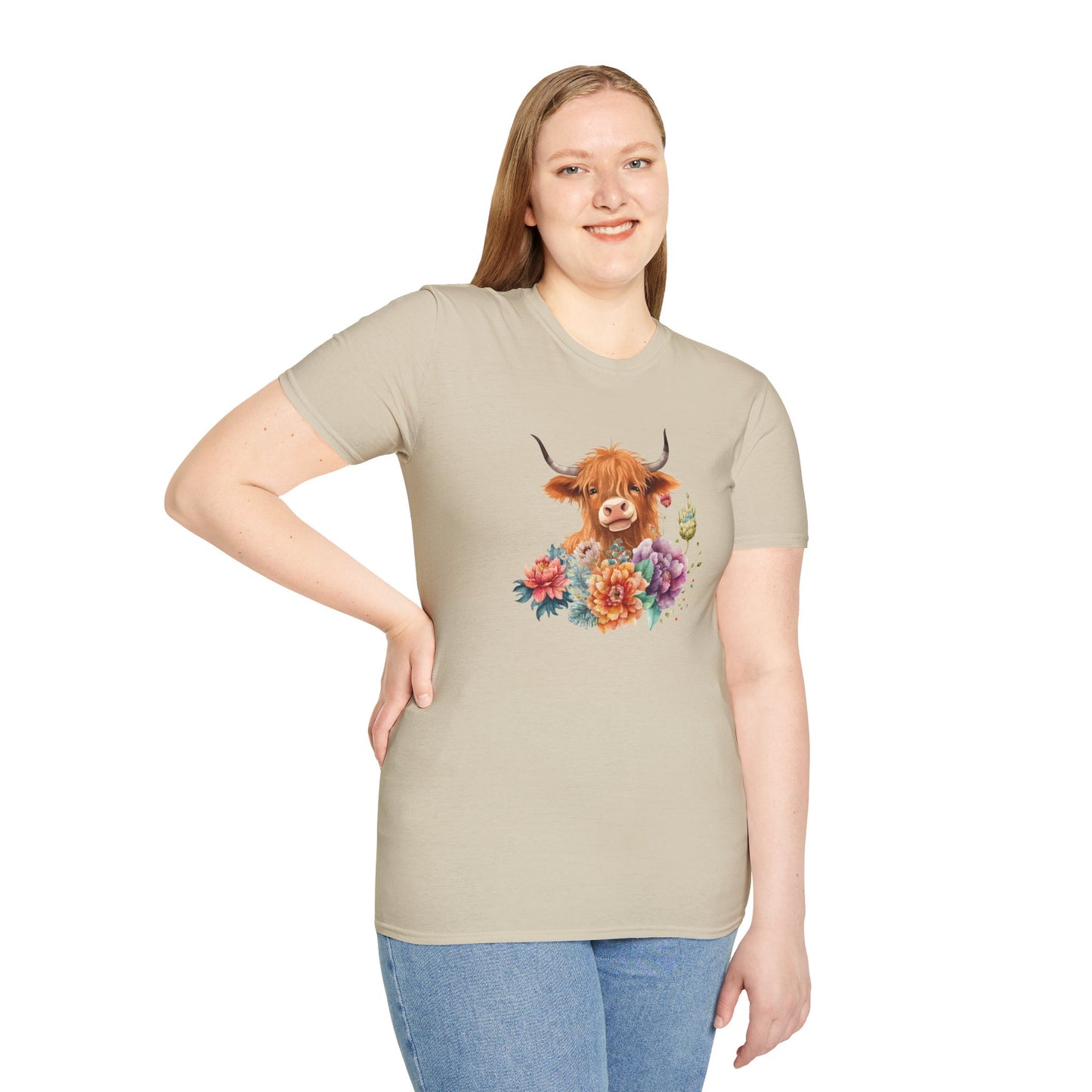 Mini Cow Floral Tee