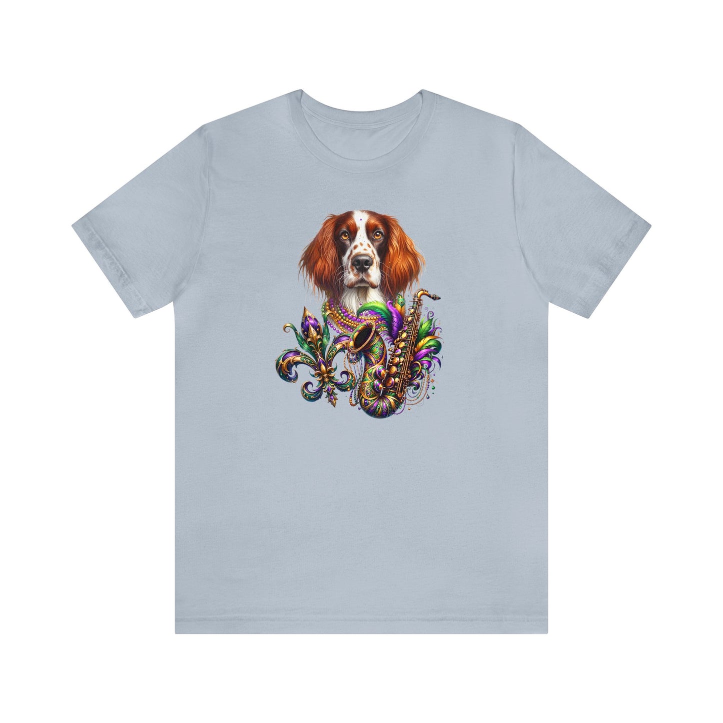 English Setter Mardi Gras