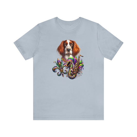 English Setter Mardi Gras