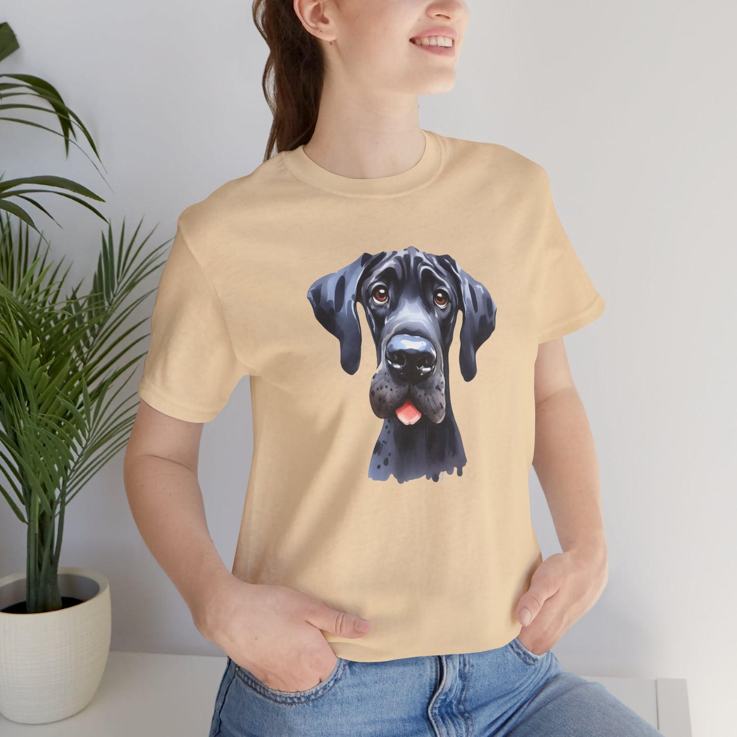 Funny Great Dane Unisex Jersey Short Sleeve Tee