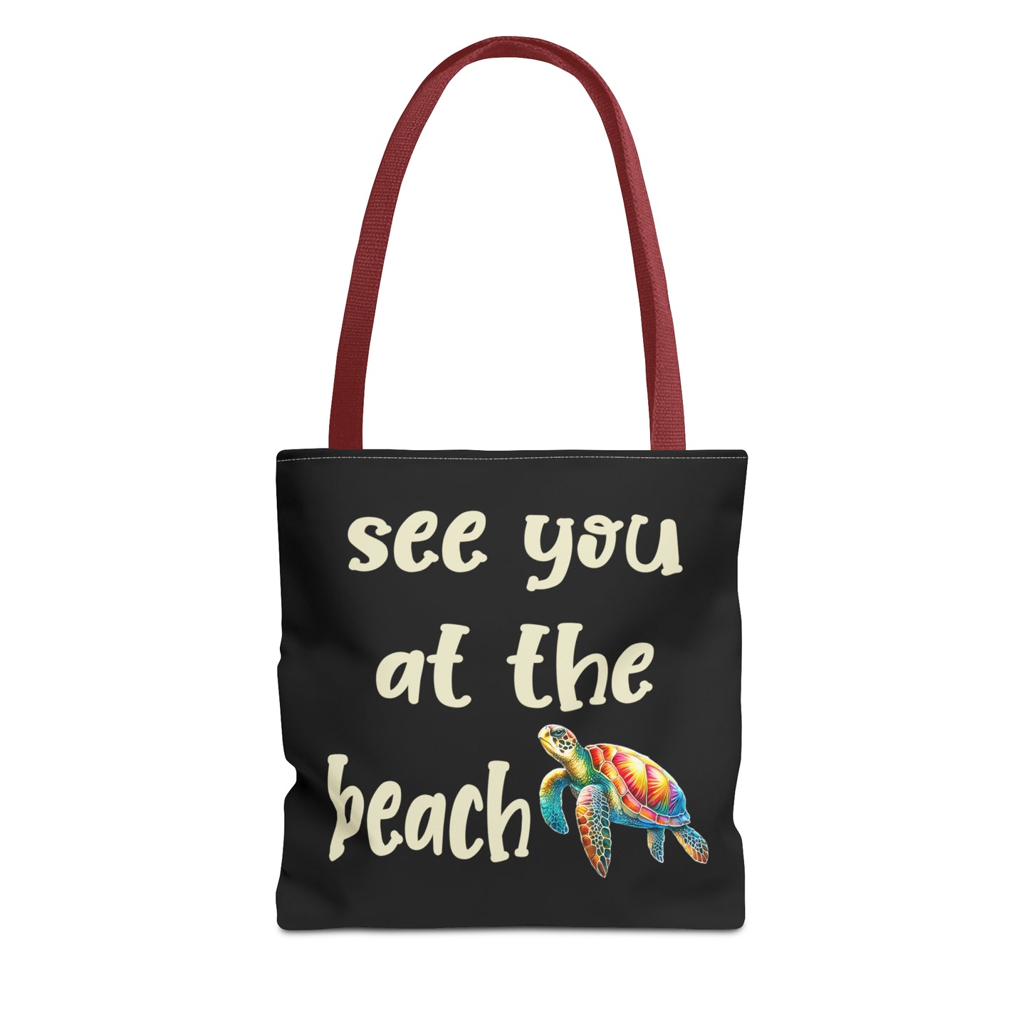 Sea Turtle Beach Bag Tote - Four More Paws