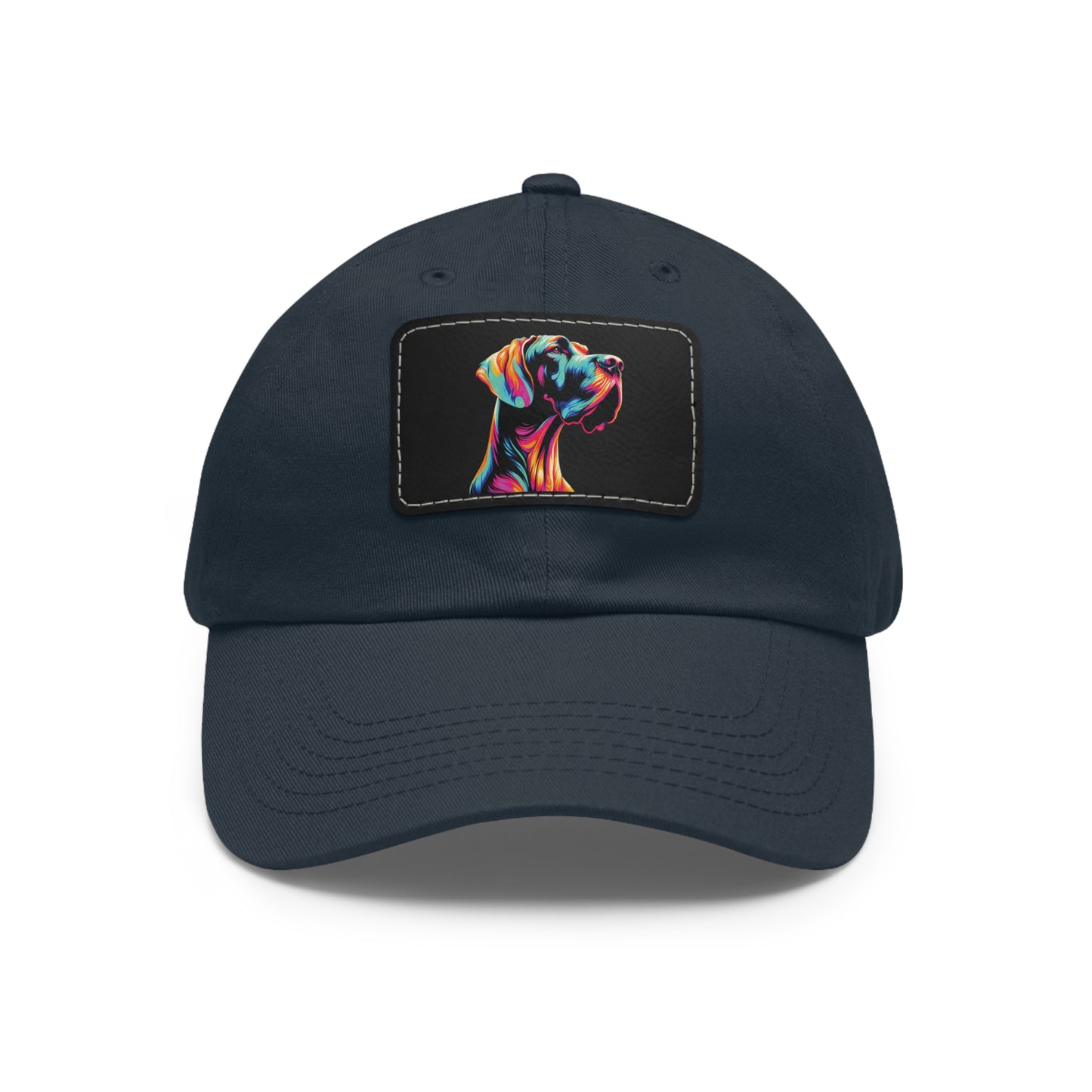 Bright Neon Great Dane Summer Ball Cap