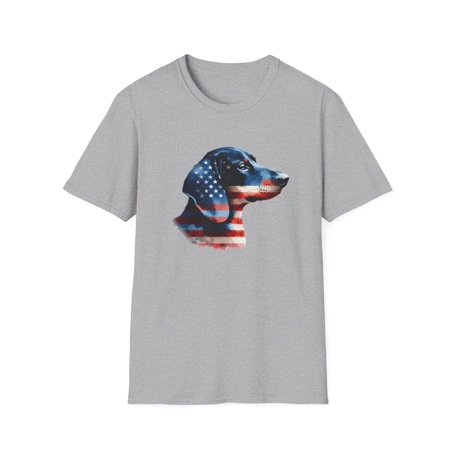 Patriotic Dachshund Unisex Soft Style T-Shirt - Four More Paws