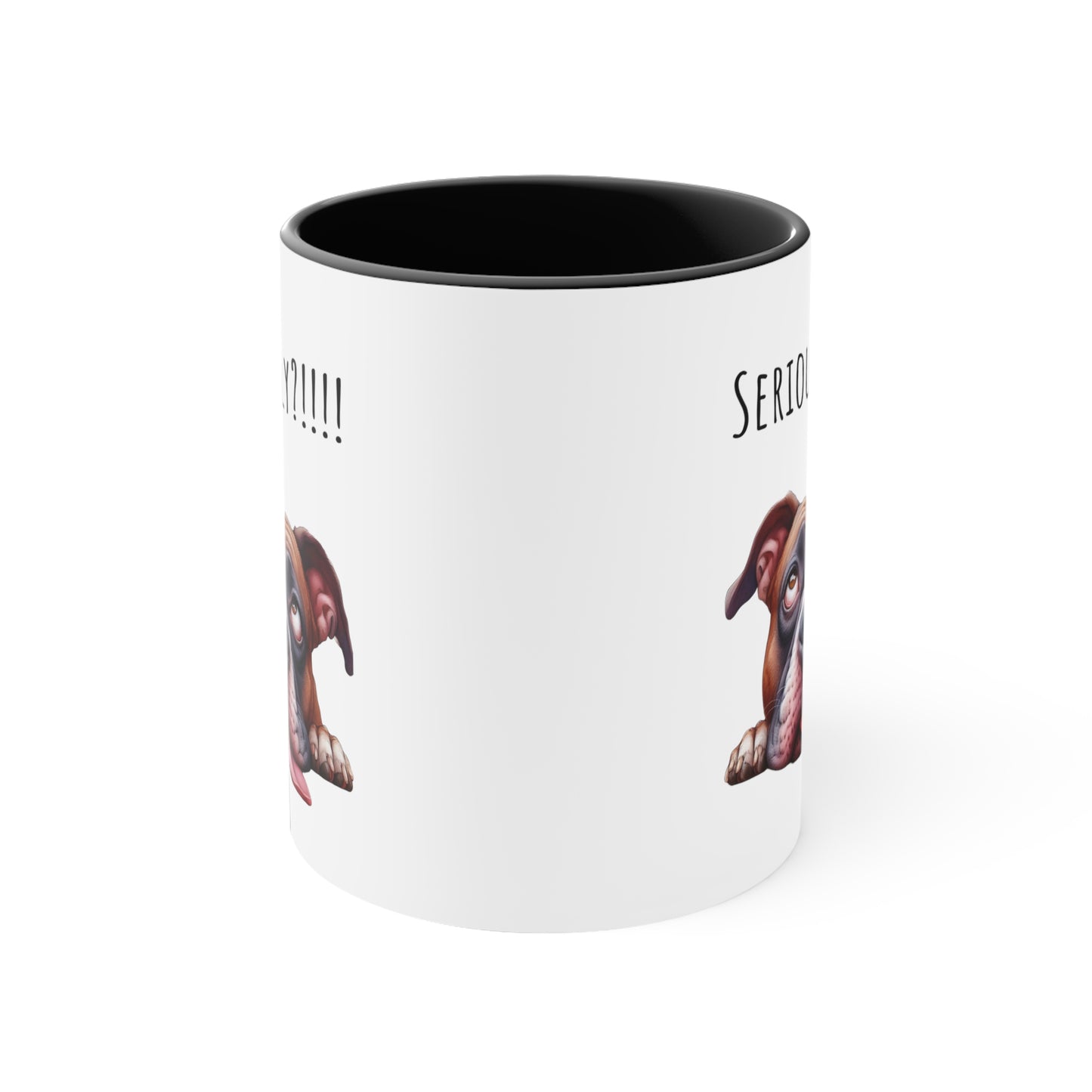 Seriously?!!! Funny Pit Bull Coffee Cup