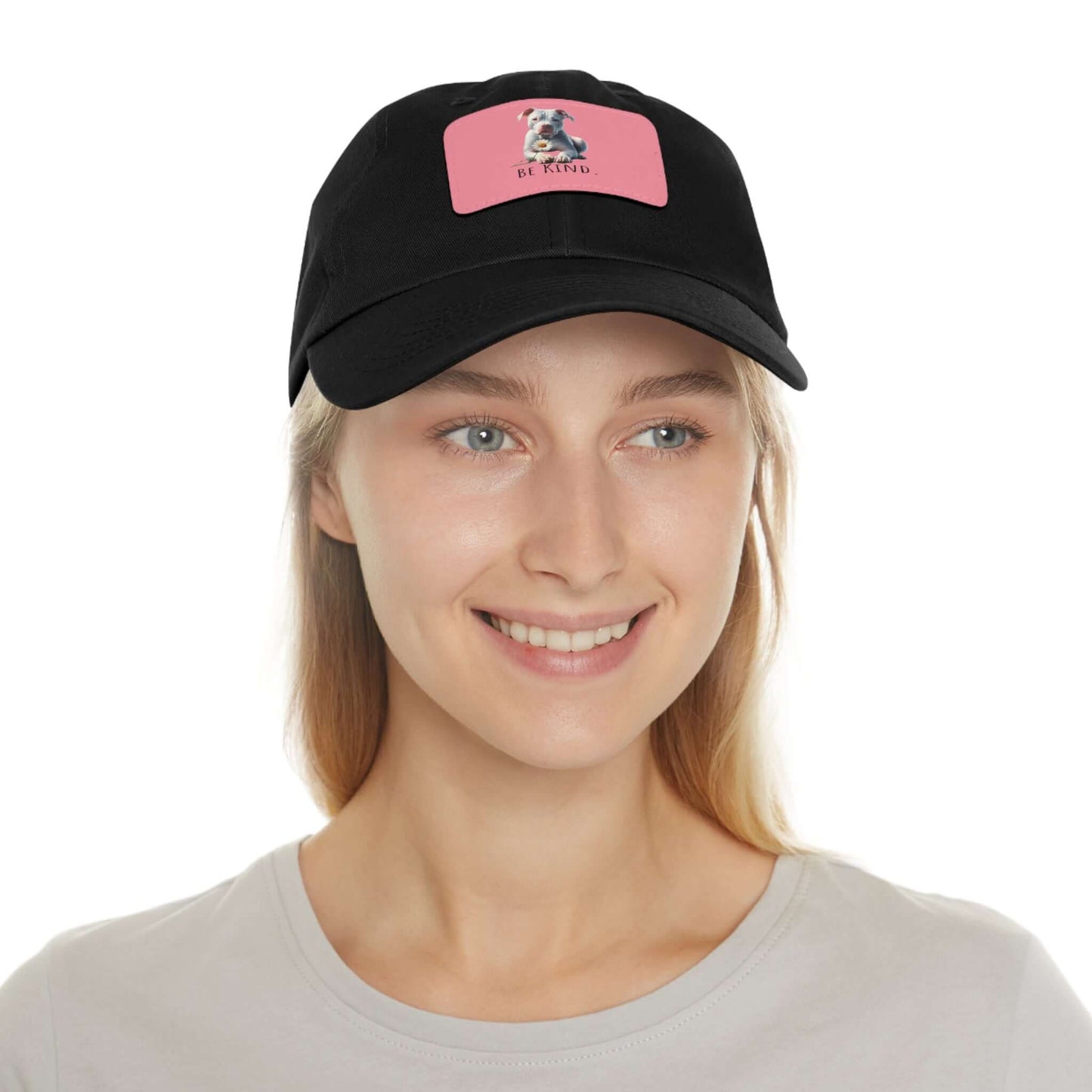 Be Kind White Pit Bull Summer Ball Cap