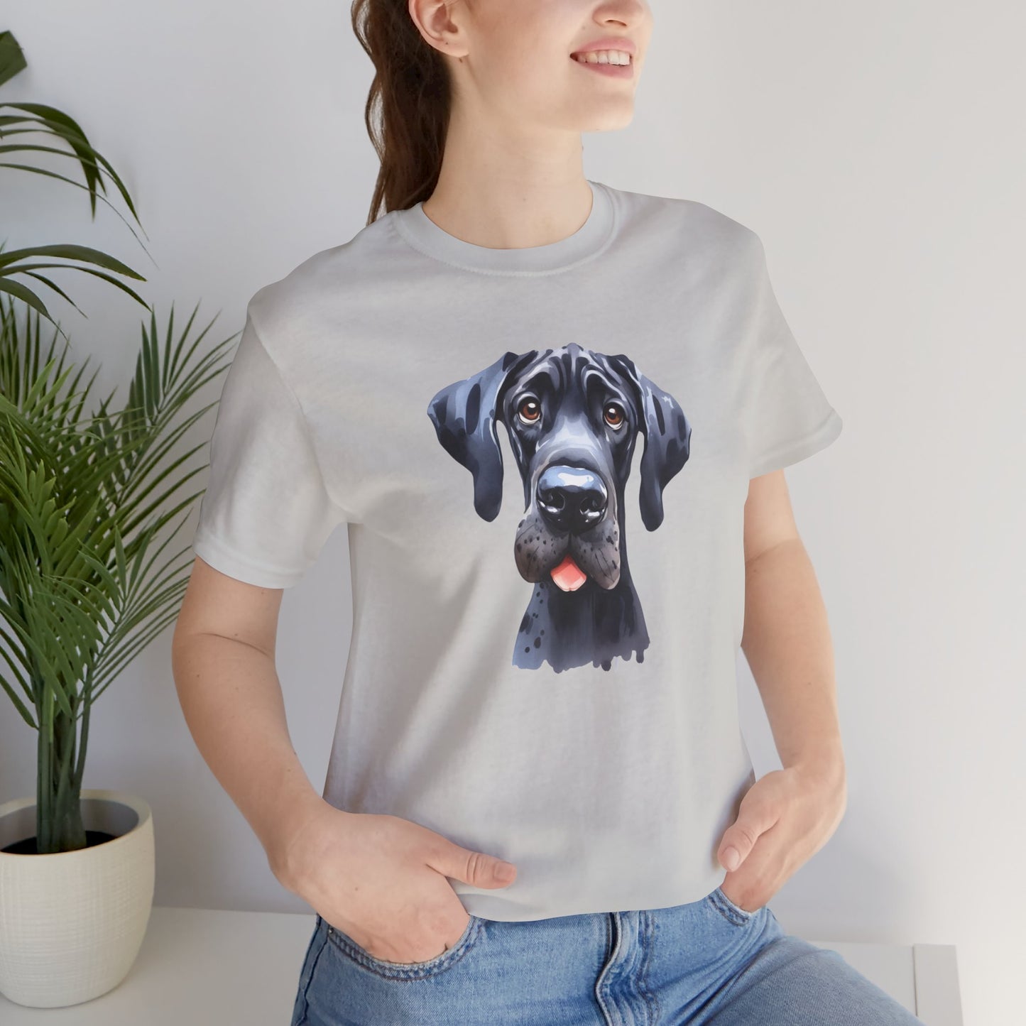 Funny Great Dane Unisex Jersey Short Sleeve Tee