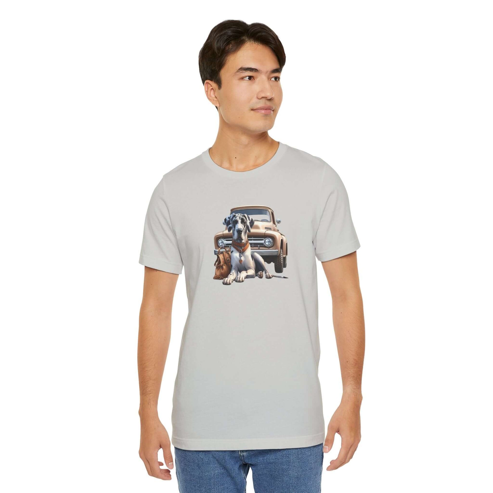 Vintage Harlequin TruckVintage Harlequin TruckVintage Harlequin TruckThis classic unisex jersey short sleeve tee fits like a well-loved favorite. Soft cotton and quality print make users fall in love with it over and over again. These t-shirts have-ribbed