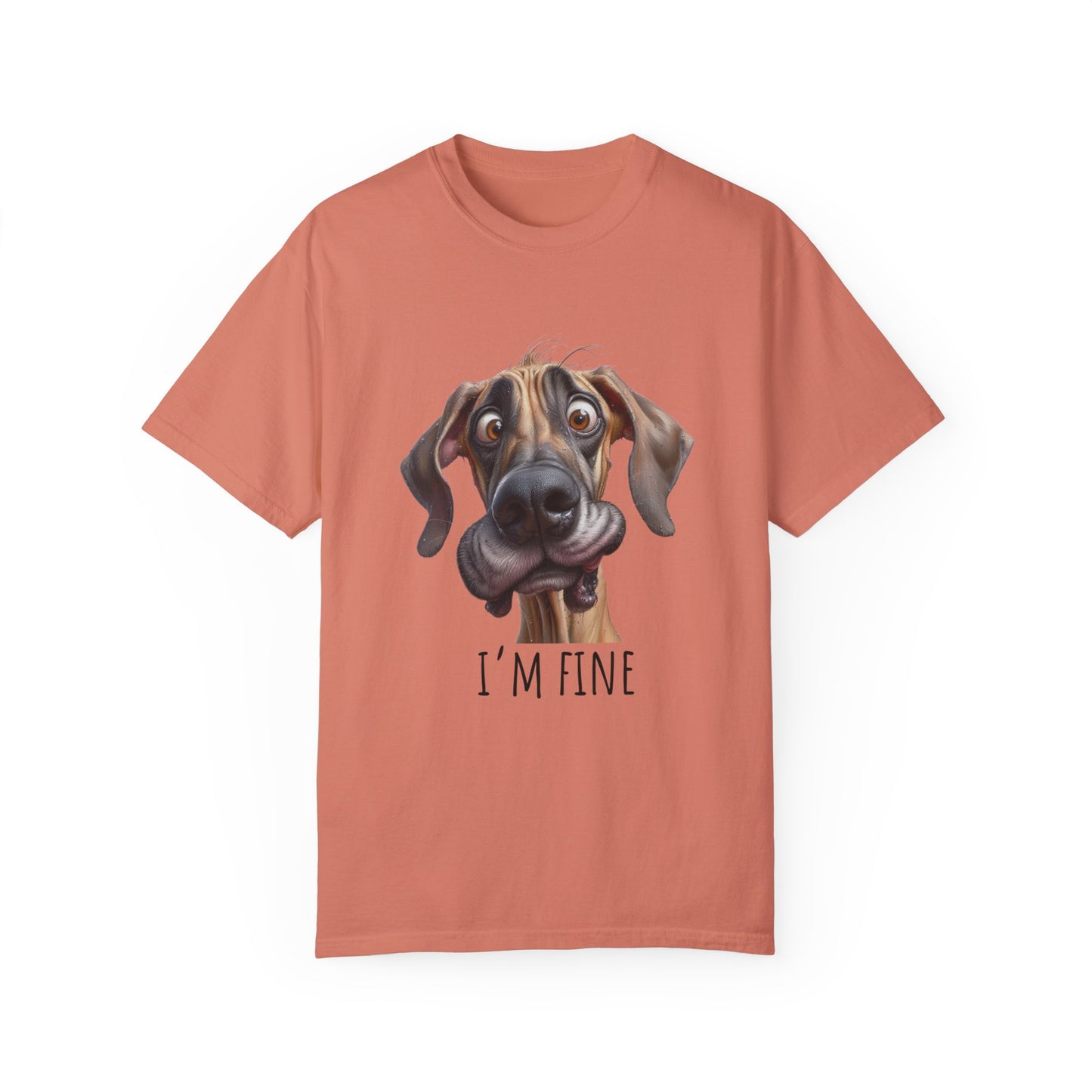 I'm Fine, Great Dane Dog T-Shirt, Funny Gift, Great Dane Owner, Gift for Dog Owners, T-Shirt unisex Clothing Apparel, Funny T-Shirt