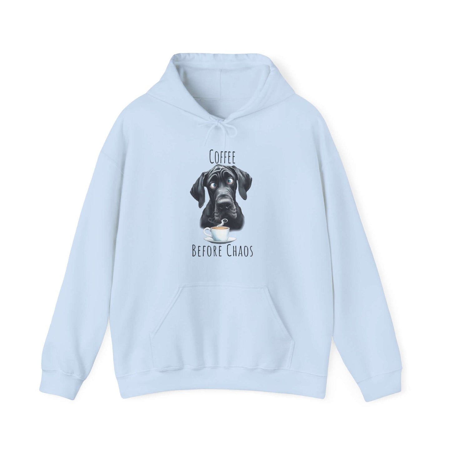 Coffee Before Chaos Great Dane Sweatshirt