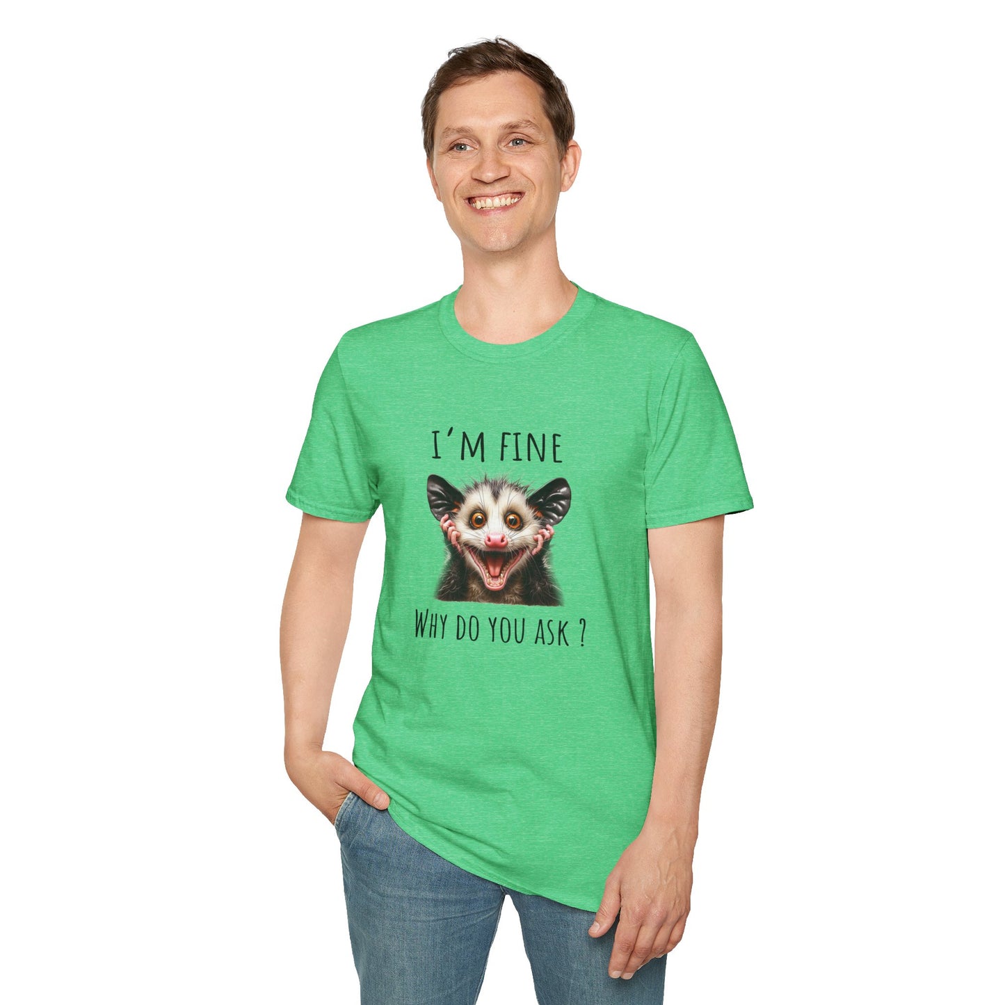 Funny Opossum Soft Style Tee