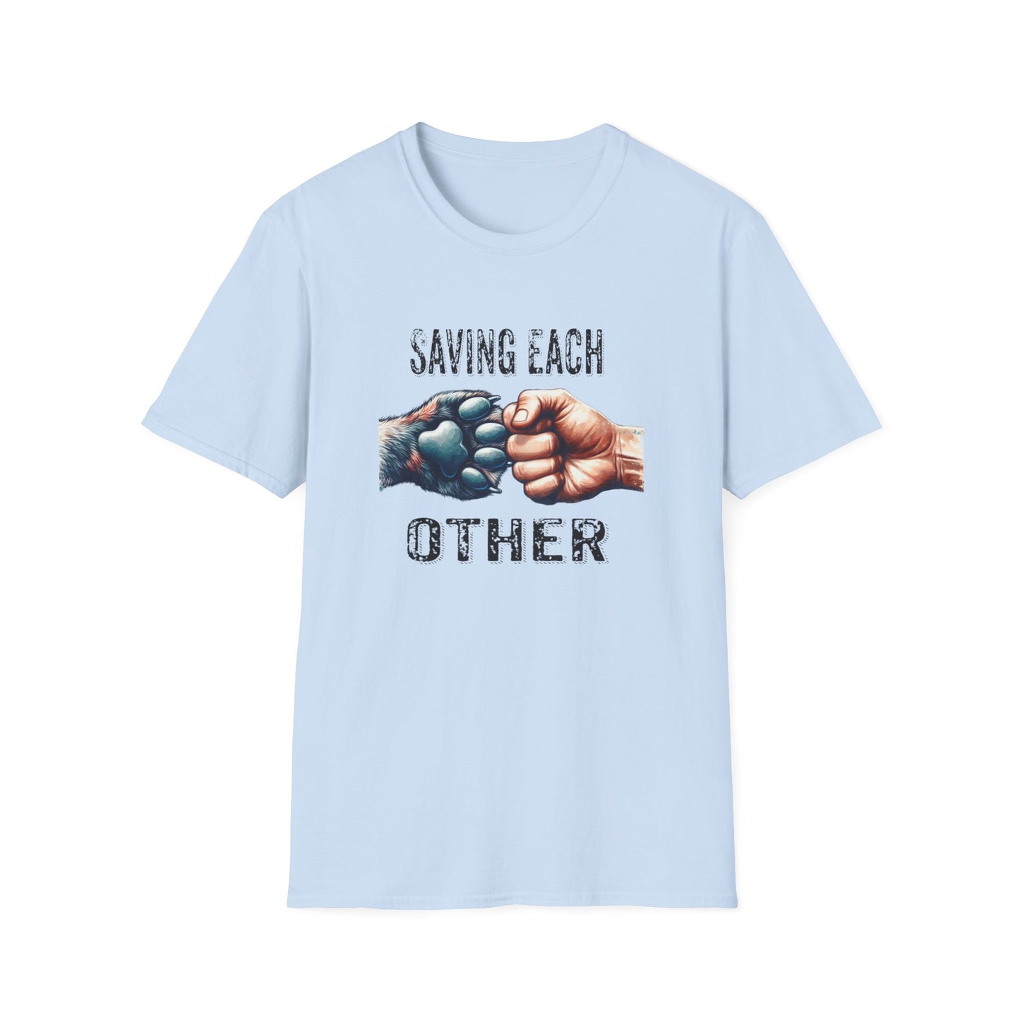 Saving Each Other Dog Rescue Tee - Four More Paws