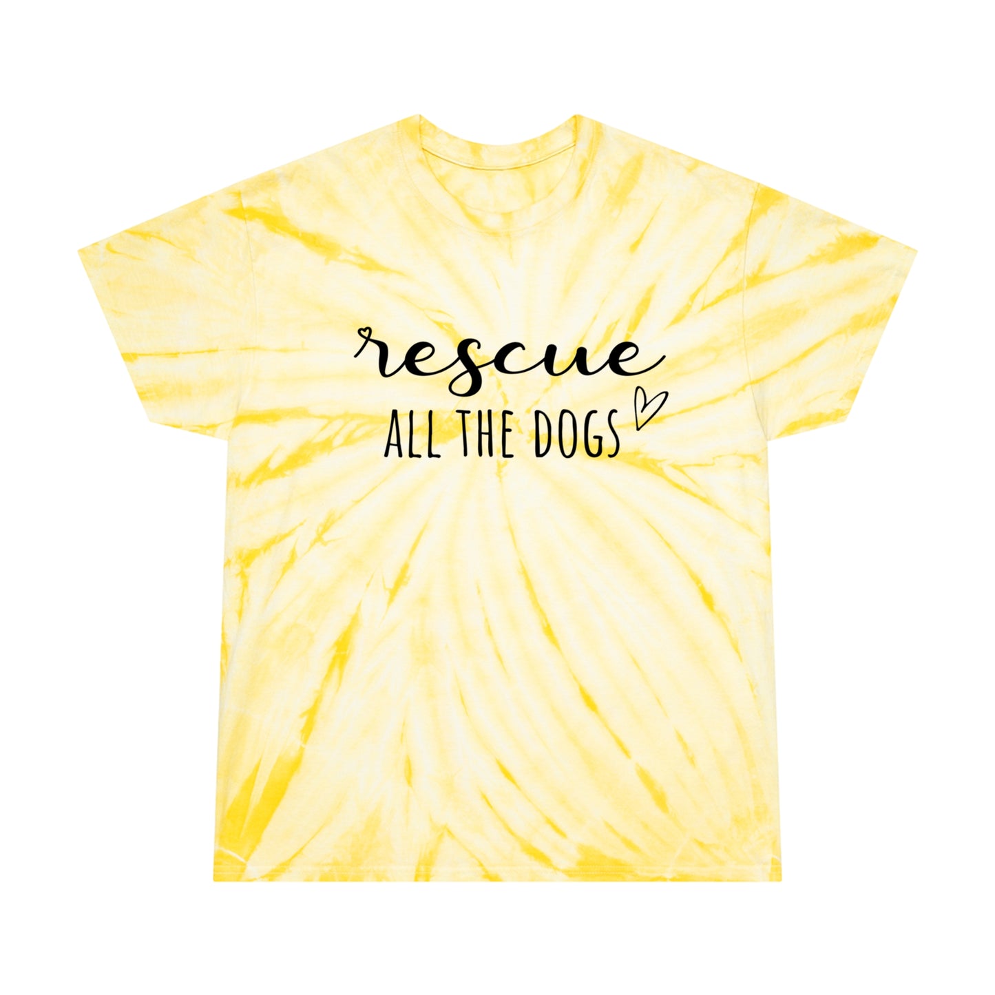 Rescue All The Dogs Tie-Dye Tee