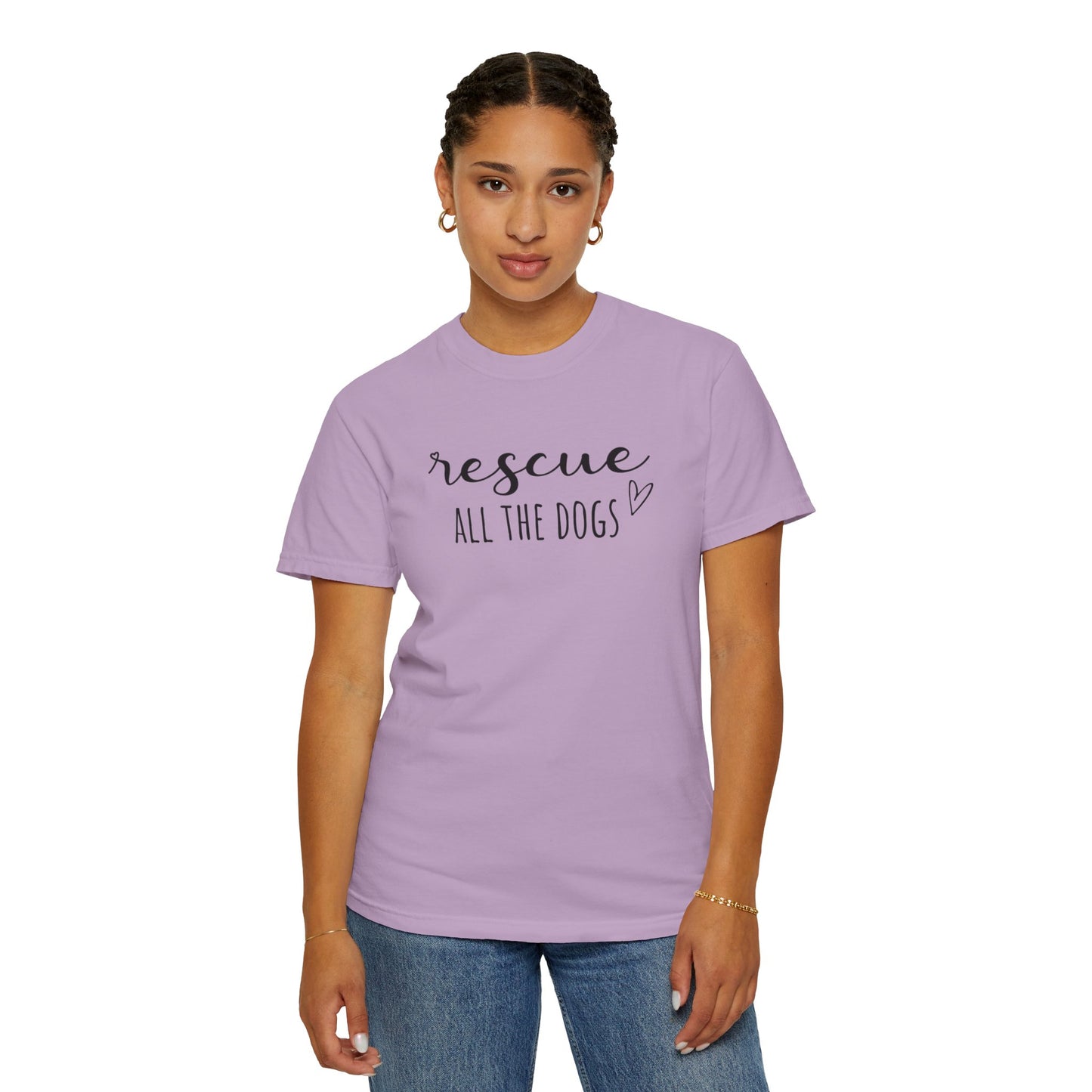 Rescue All the Dogs Unisex Garment-Dyed T-shirt