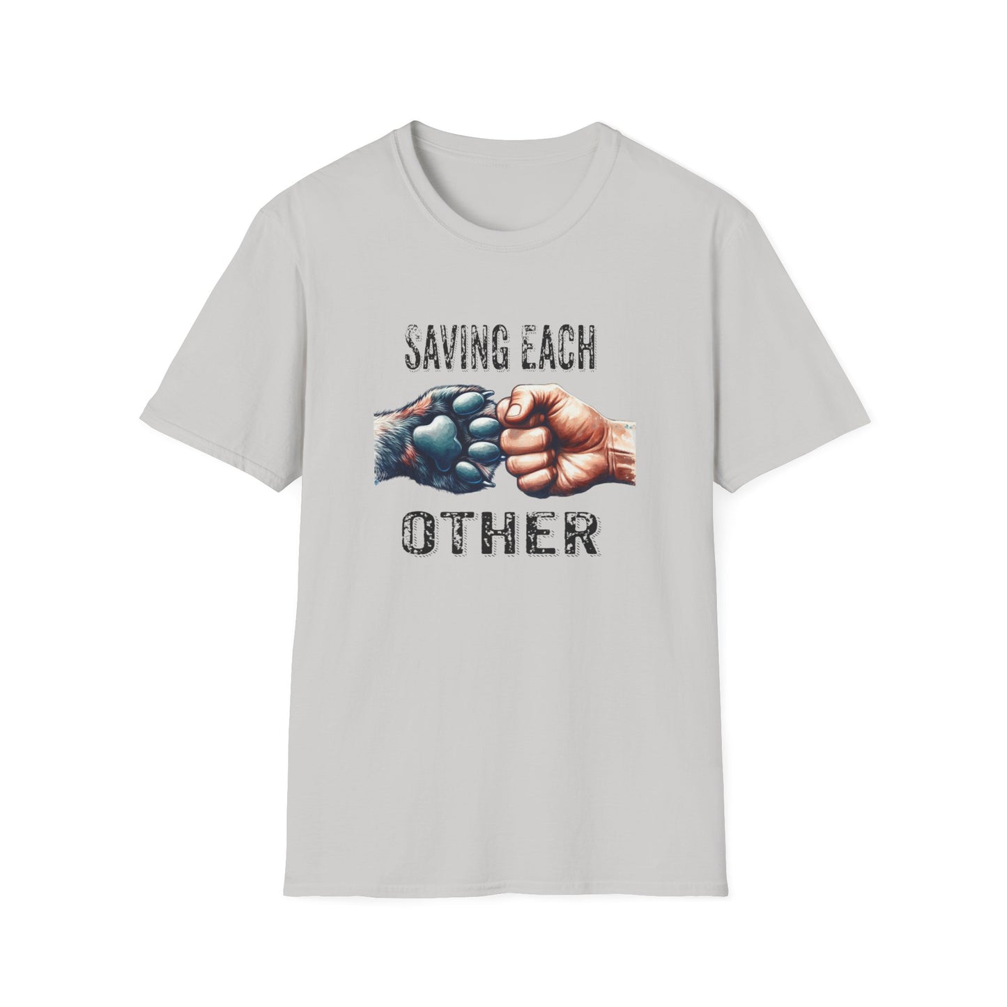 Saving Each Other Dog Rescue Tee - Four More Paws