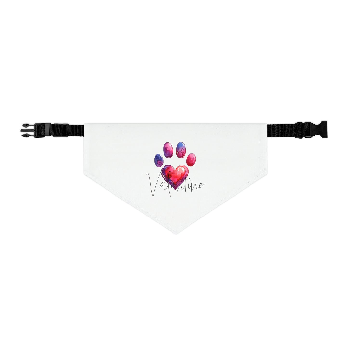 Valentine's Dog Bandana - Heart Dog Bandana - Tie On Bandana - "Cupid"