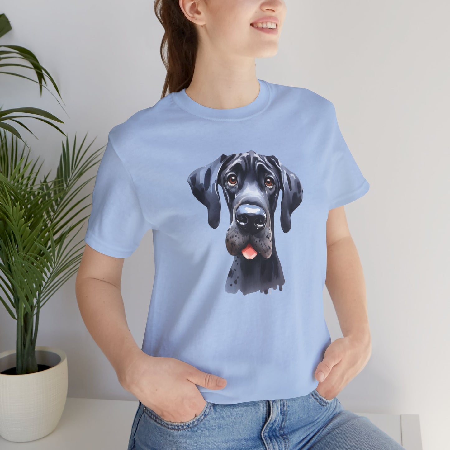 Funny Great Dane Unisex Jersey Short Sleeve Tee