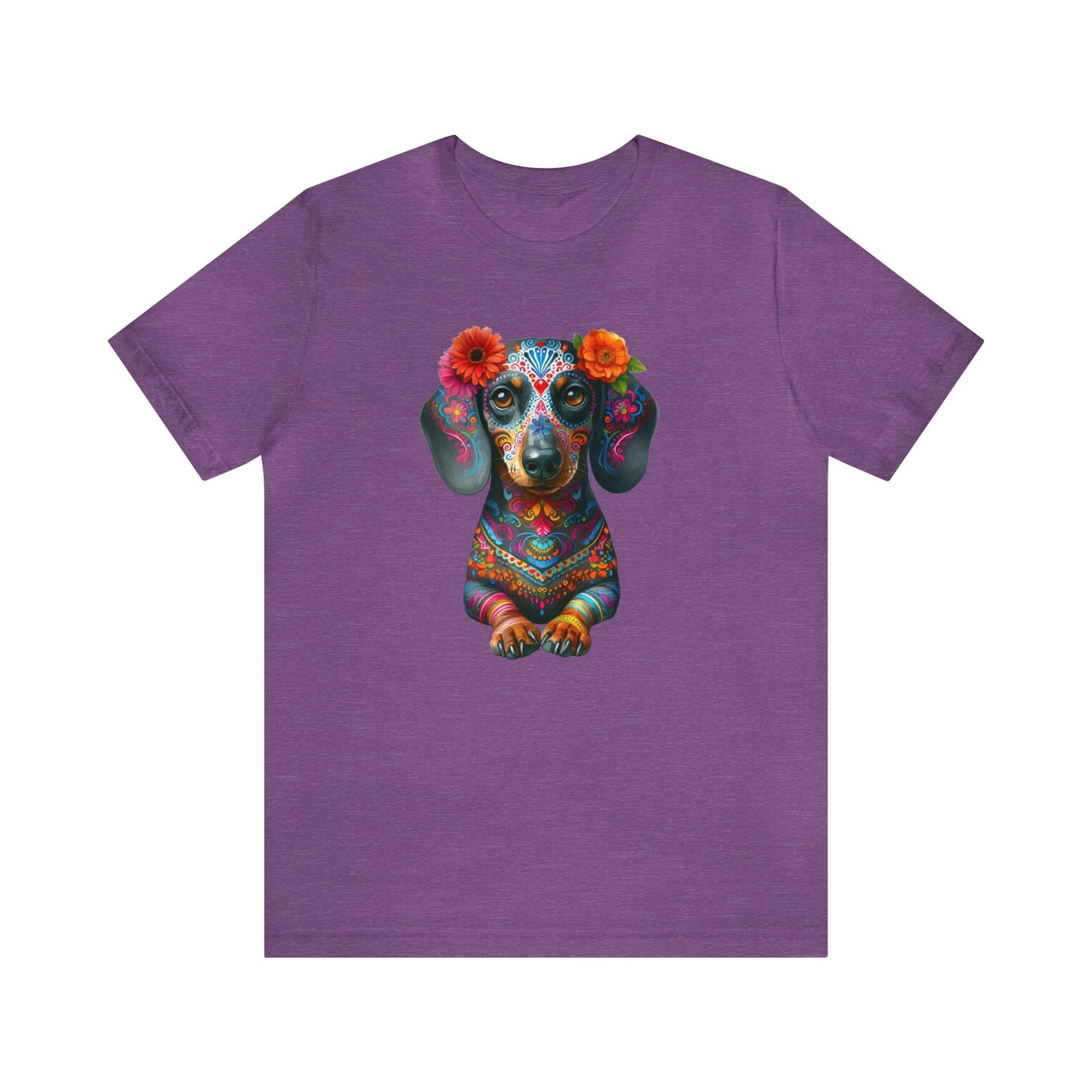 Dia de los Muertos Dachshund Shirt, Dog Day of the Dead Shirt, Dachshund Sugar Skull tee,  Doxie Mom, Gifts for Dachshund Lovers